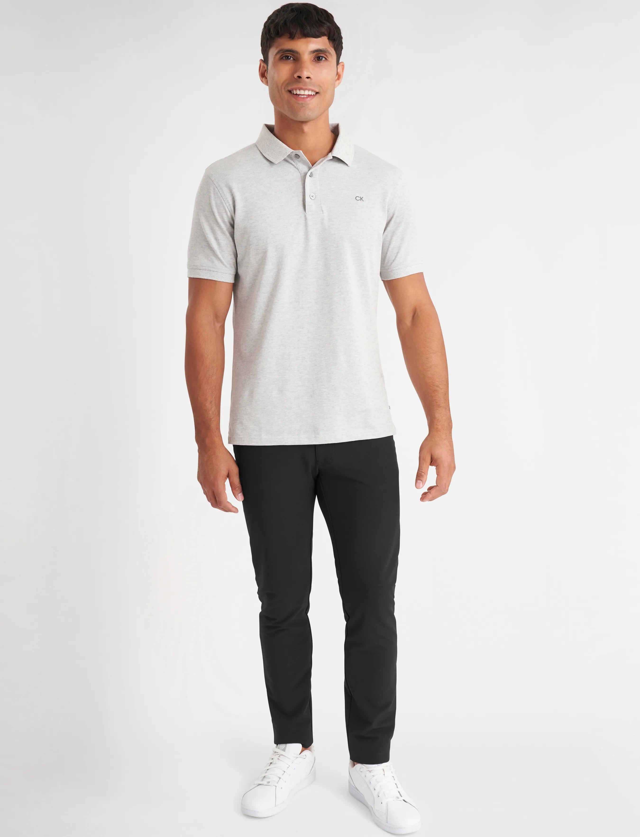 Calvin Klein Golf - PLANET POLO - alussärgid ja t-särgid - silver marl - 4