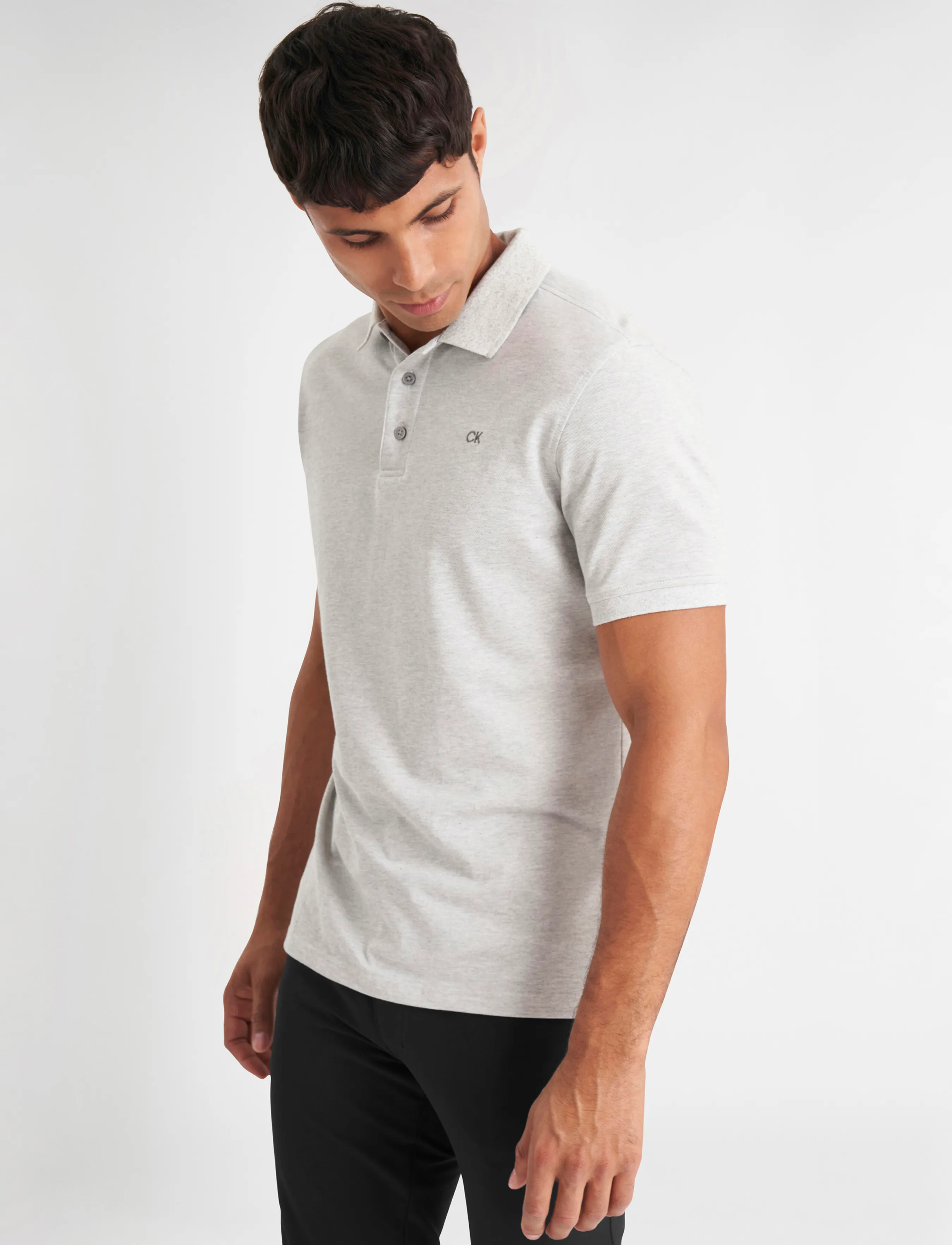 Calvin Klein Golf - PLANET POLO - alussärgid ja t-särgid - silver marl - 5