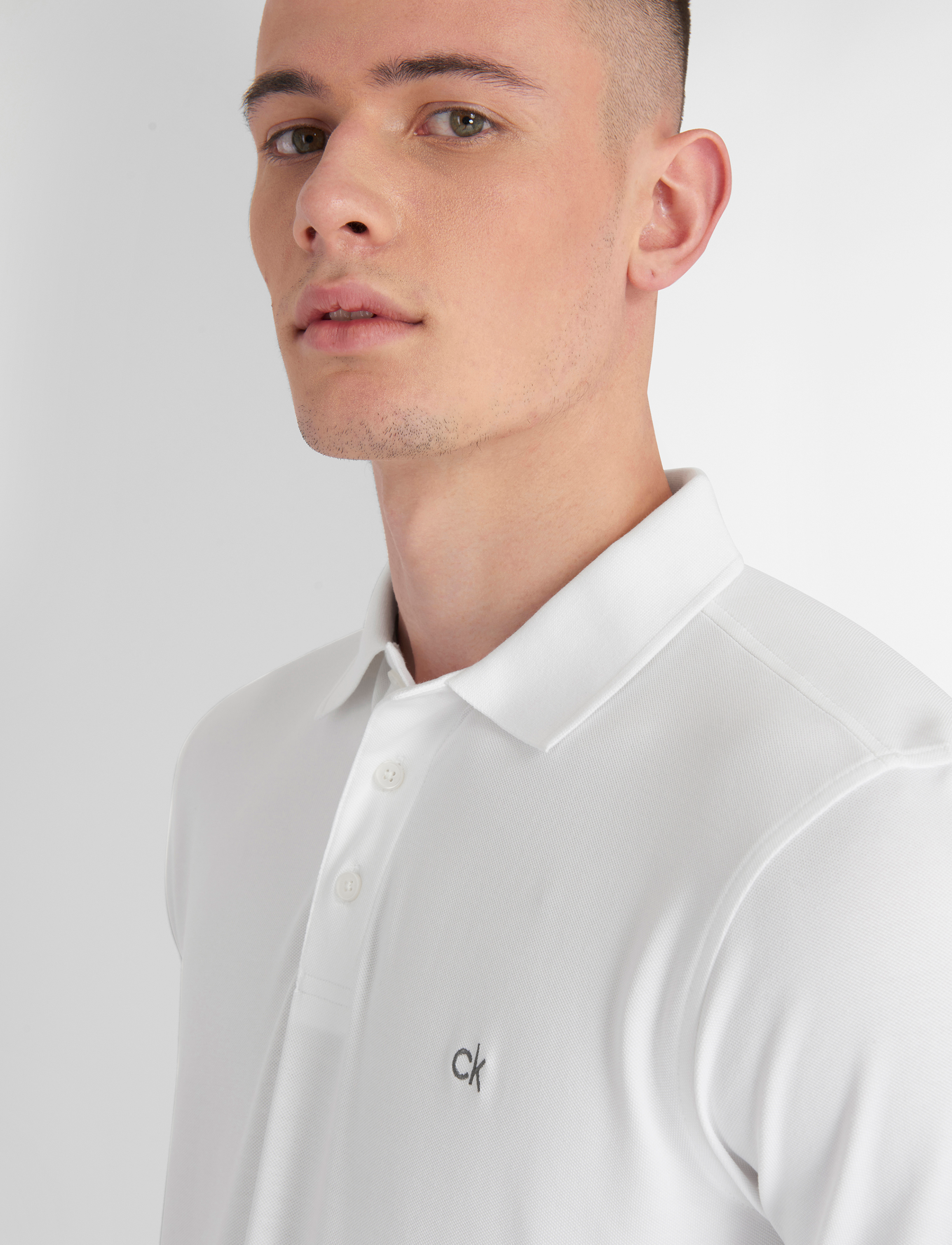 Calvin Klein Golf - PLANET POLO - alussärgid ja t-särgid - white - 4