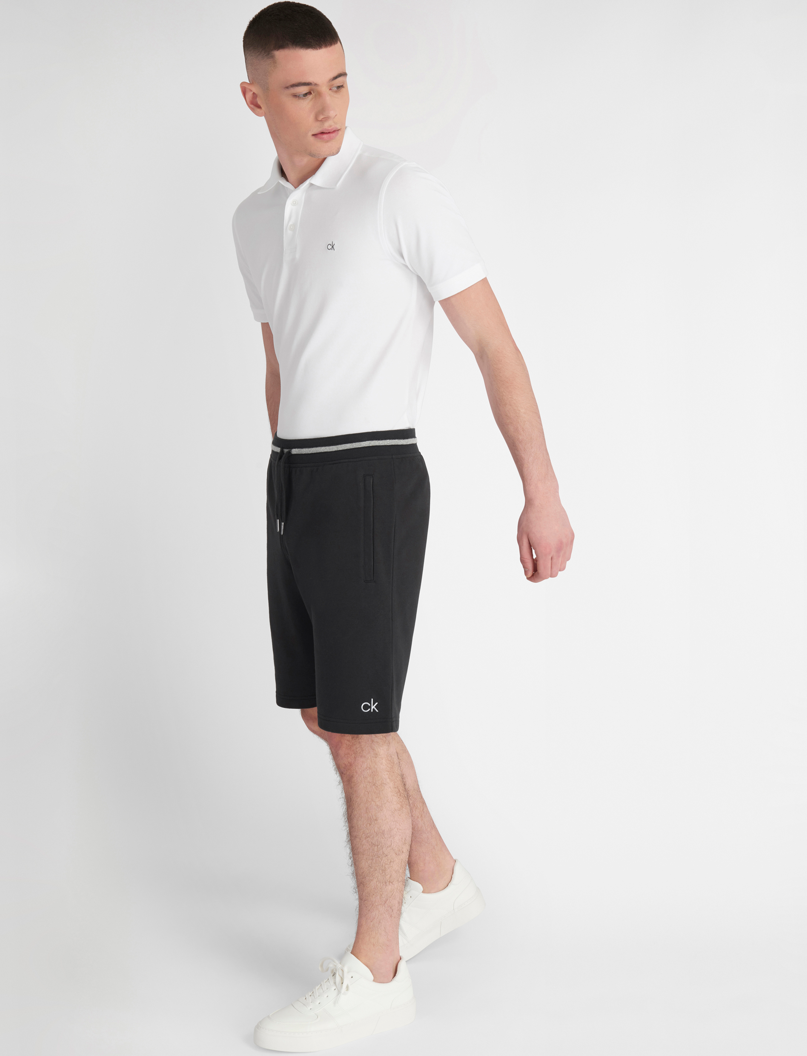 Calvin Klein Golf - FRENCH TERRY SHORTS - black - 3