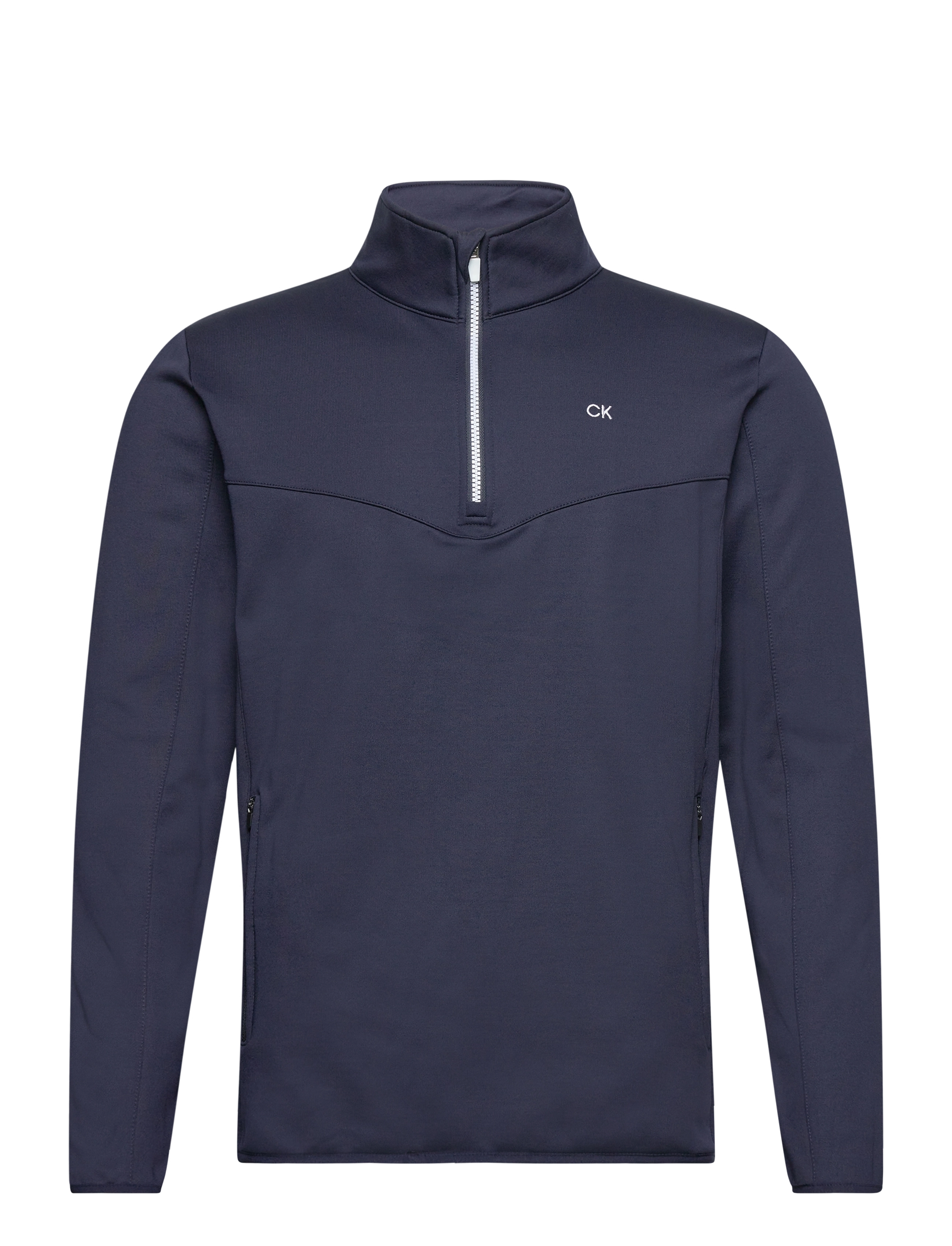 Calvin Klein Golf - TRAVERSE 1/2 ZIP MID-LAYER - navy - 1