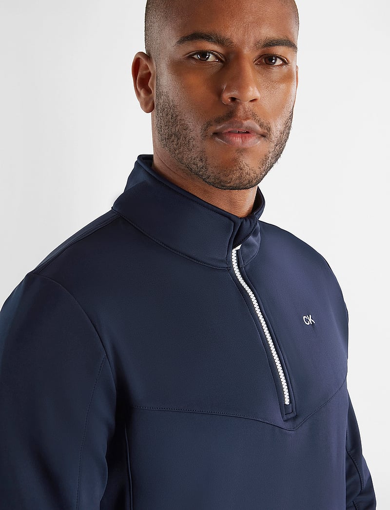 Calvin Klein Golf - TRAVERSE 1/2 ZIP MID-LAYER - navy - 4