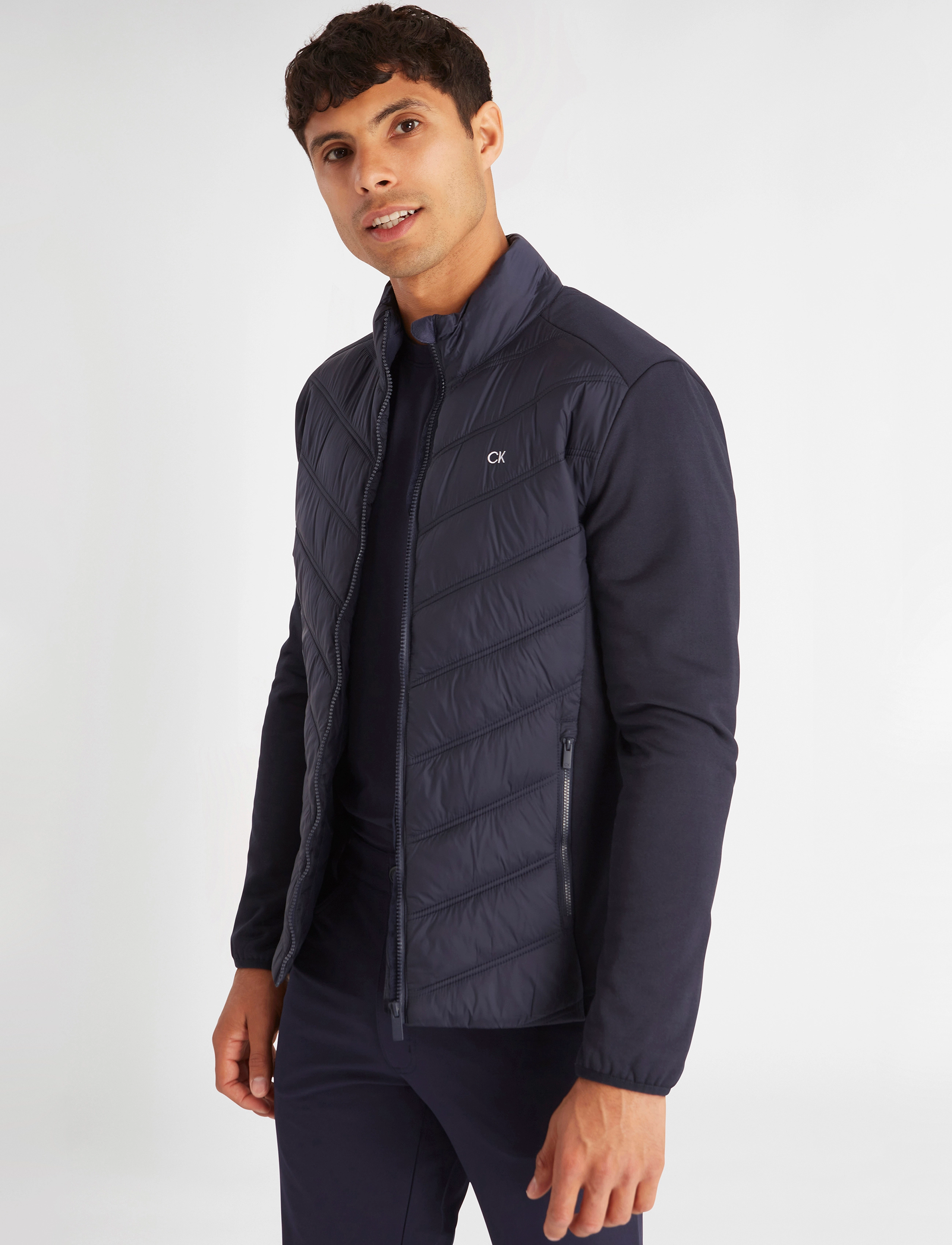 Calvin Klein Golf Frontera Hybrid Jacket, XL, Navy, Sport > Sportsjakker, Herre