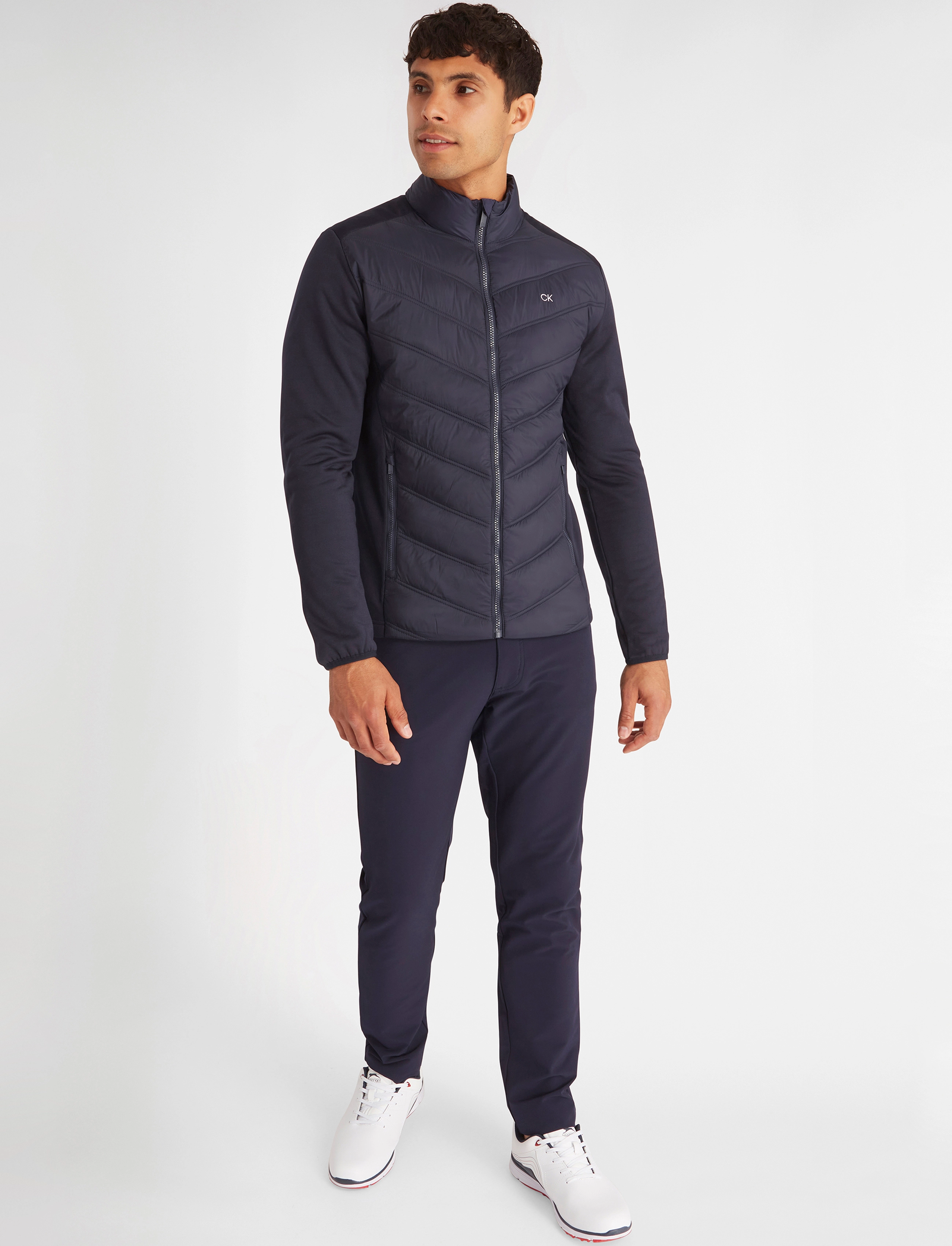 Calvin Klein Golf - FRONTERA HYBRID JACKET - golftakit - navy - 3