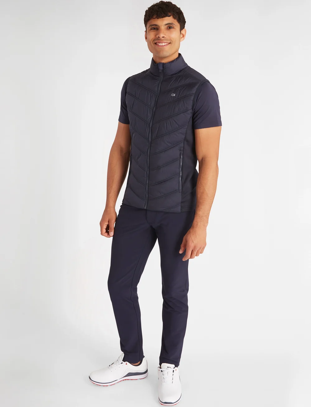 Calvin Klein Golf - FRONTERA HYBRID GILET - outdoor - navy - 3