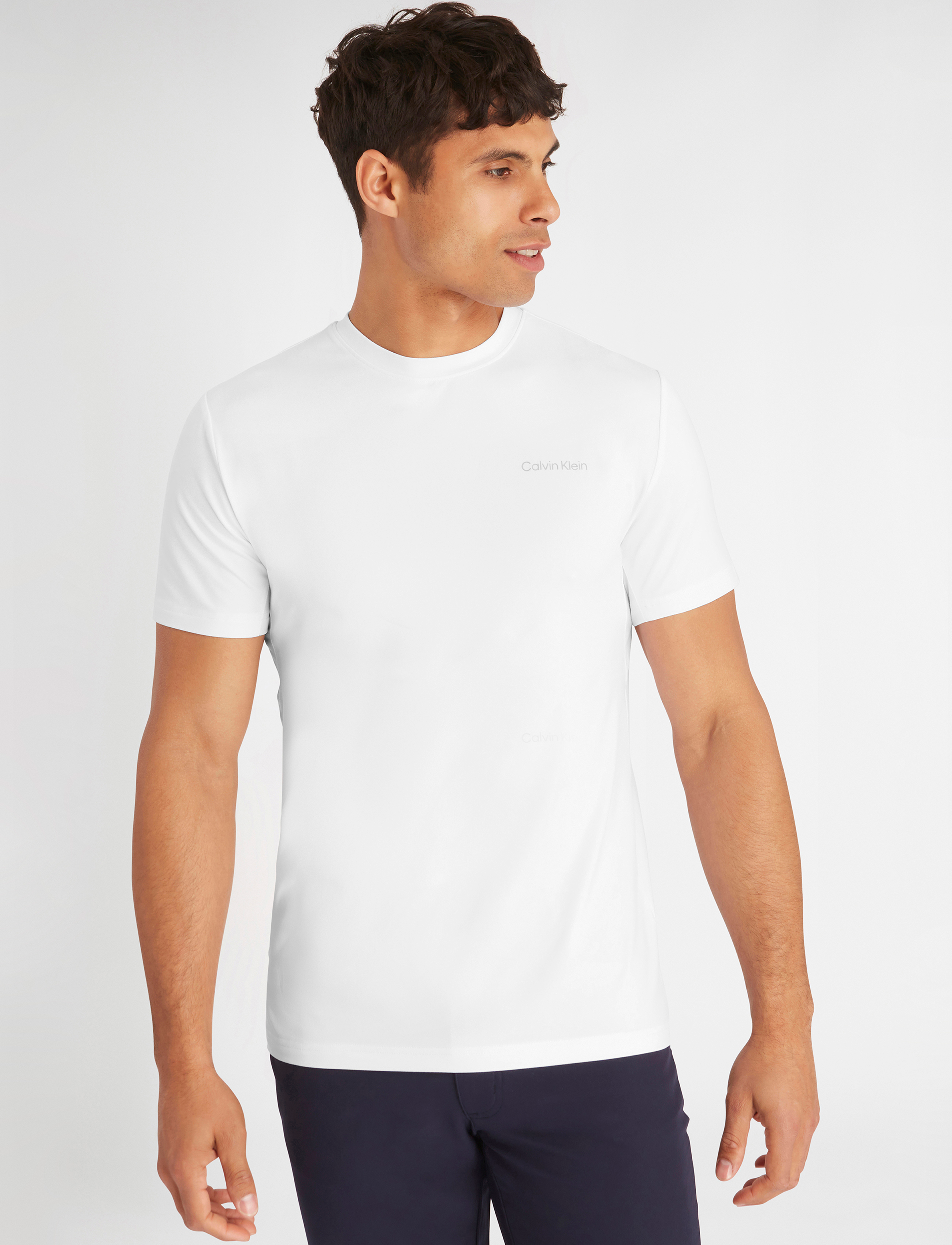 Calvin Klein Golf Newport T-Shirt, Mænd, T-Shirt, Hvid, Str: L