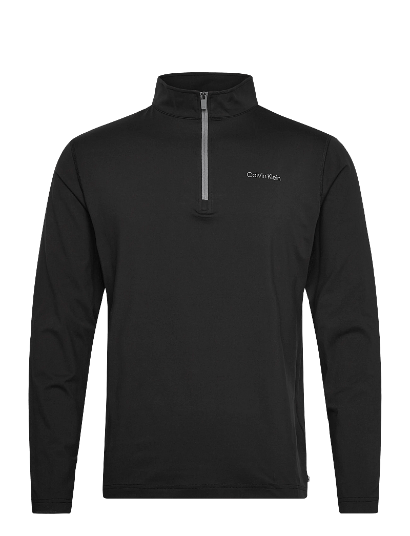 Calvin Klein Golf - NEWPORT HALF ZIP - kampsunid ja vahekihid - black - 0