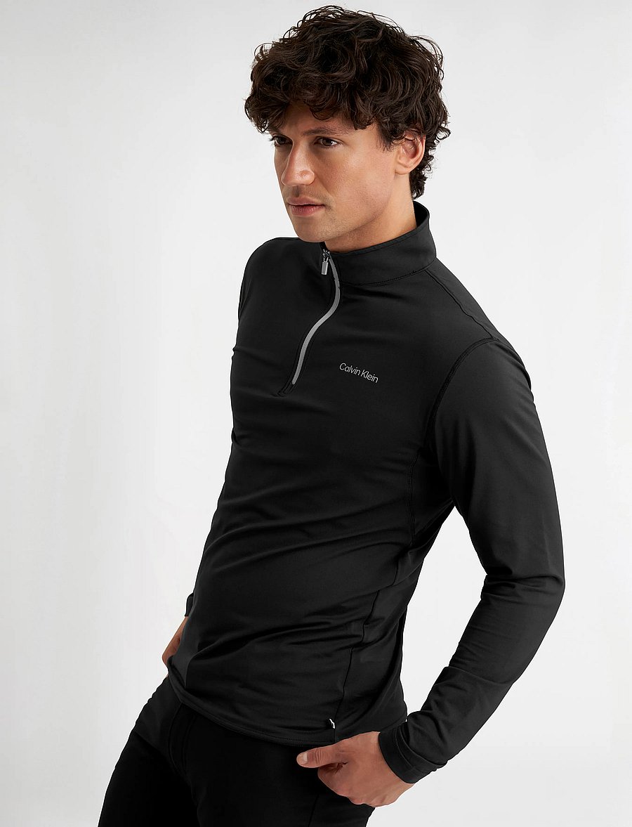 Calvin Klein Golf - NEWPORT HALF ZIP - kampsunid ja vahekihid - black - 5