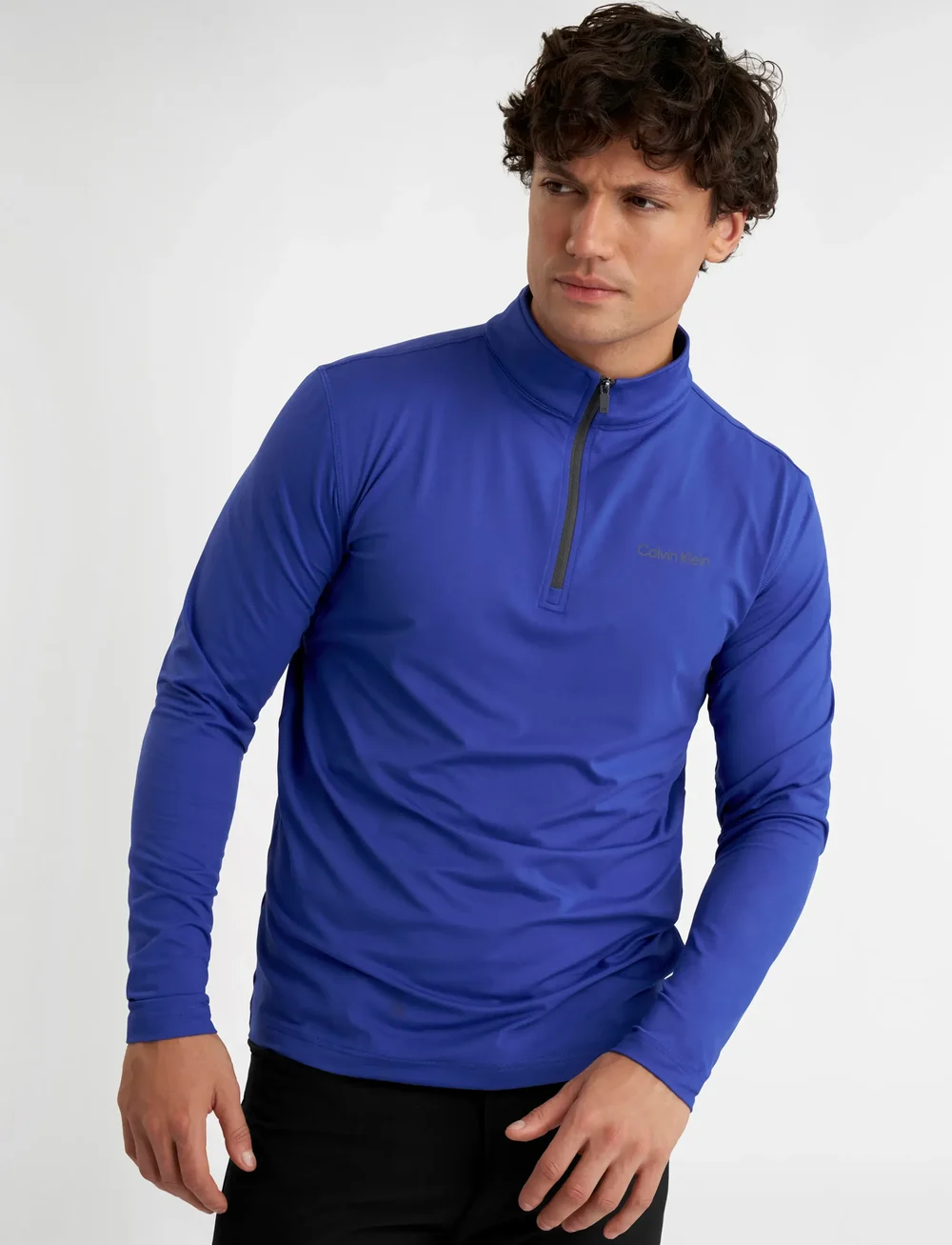 Calvin Klein Golf - NEWPORT HALF ZIP - funktionsunterwäsche - oberteile - fchblu - 0