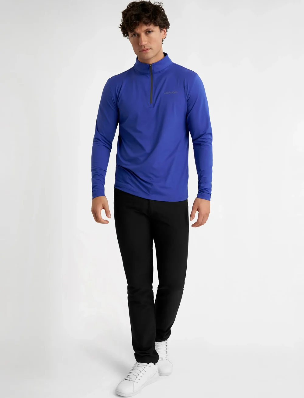 Calvin Klein Golf - NEWPORT HALF ZIP - funktionsunterwäsche - oberteile - fchblu - 3