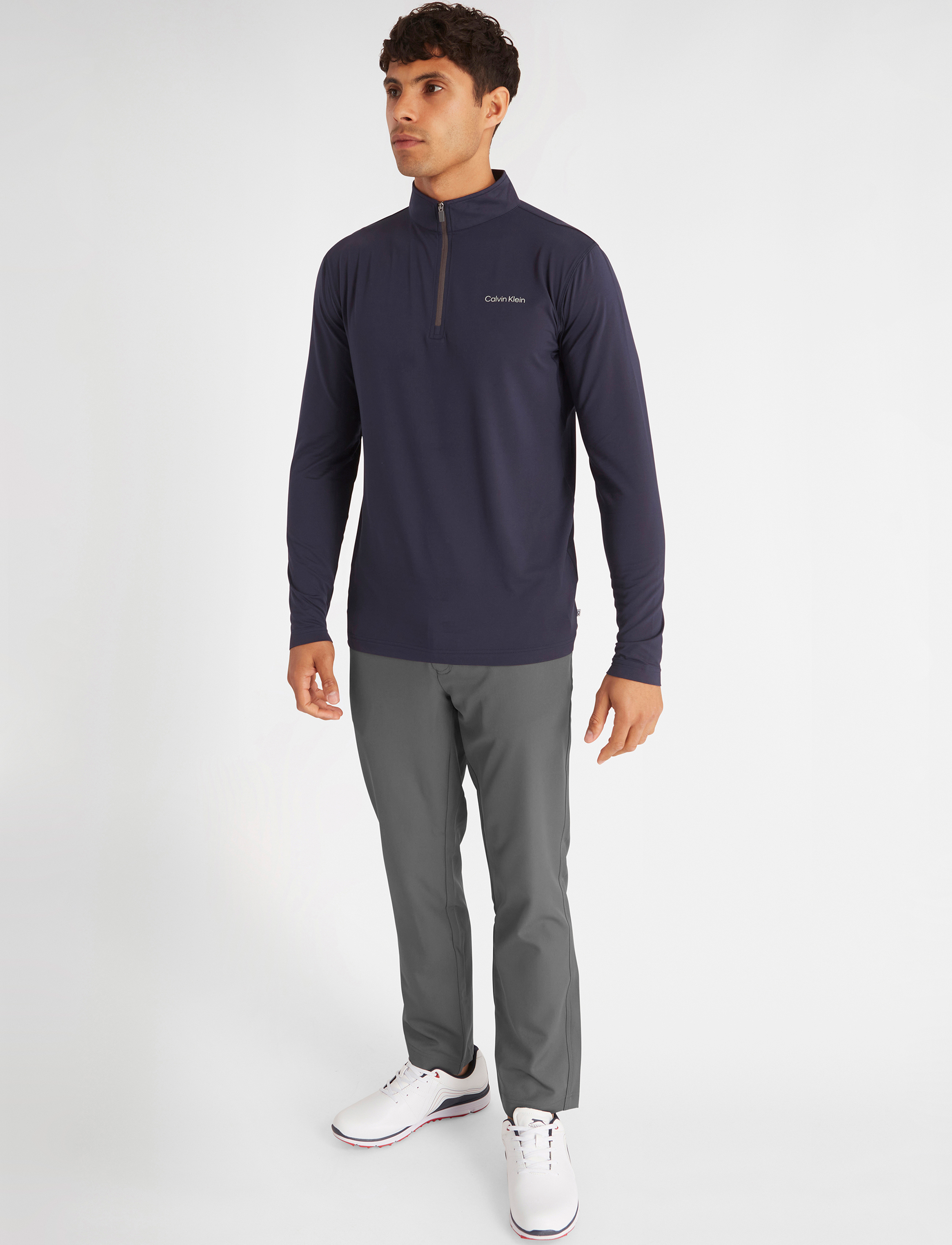 Calvin Klein Golf - NEWPORT HALF ZIP - fleece - navy - 3