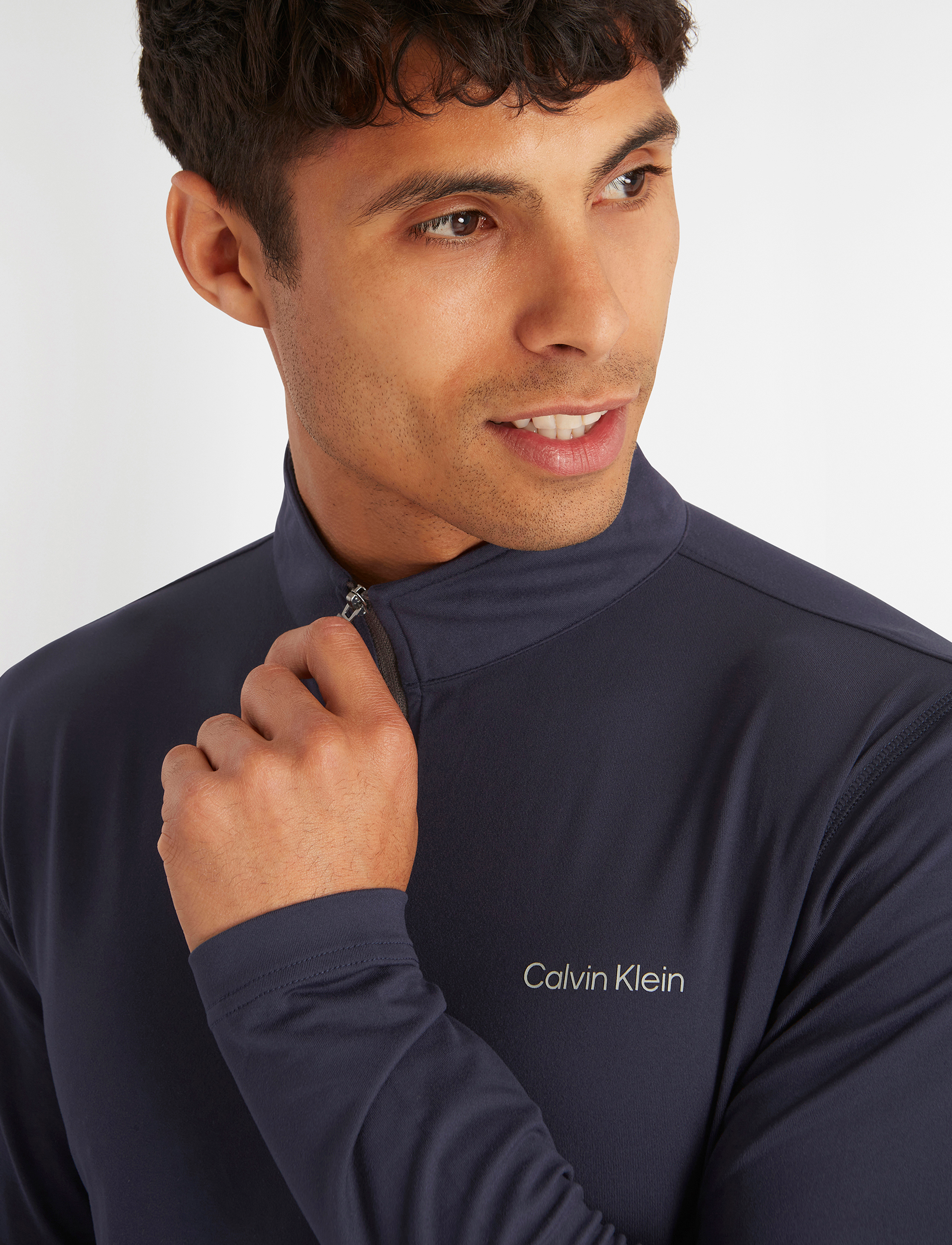 Calvin Klein Golf - NEWPORT HALF ZIP - fleece - navy - 4