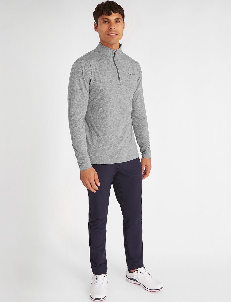 Calvin Klein Golf - NEWPORT HALF ZIP - fleece og mellemlag - silmarl - 3