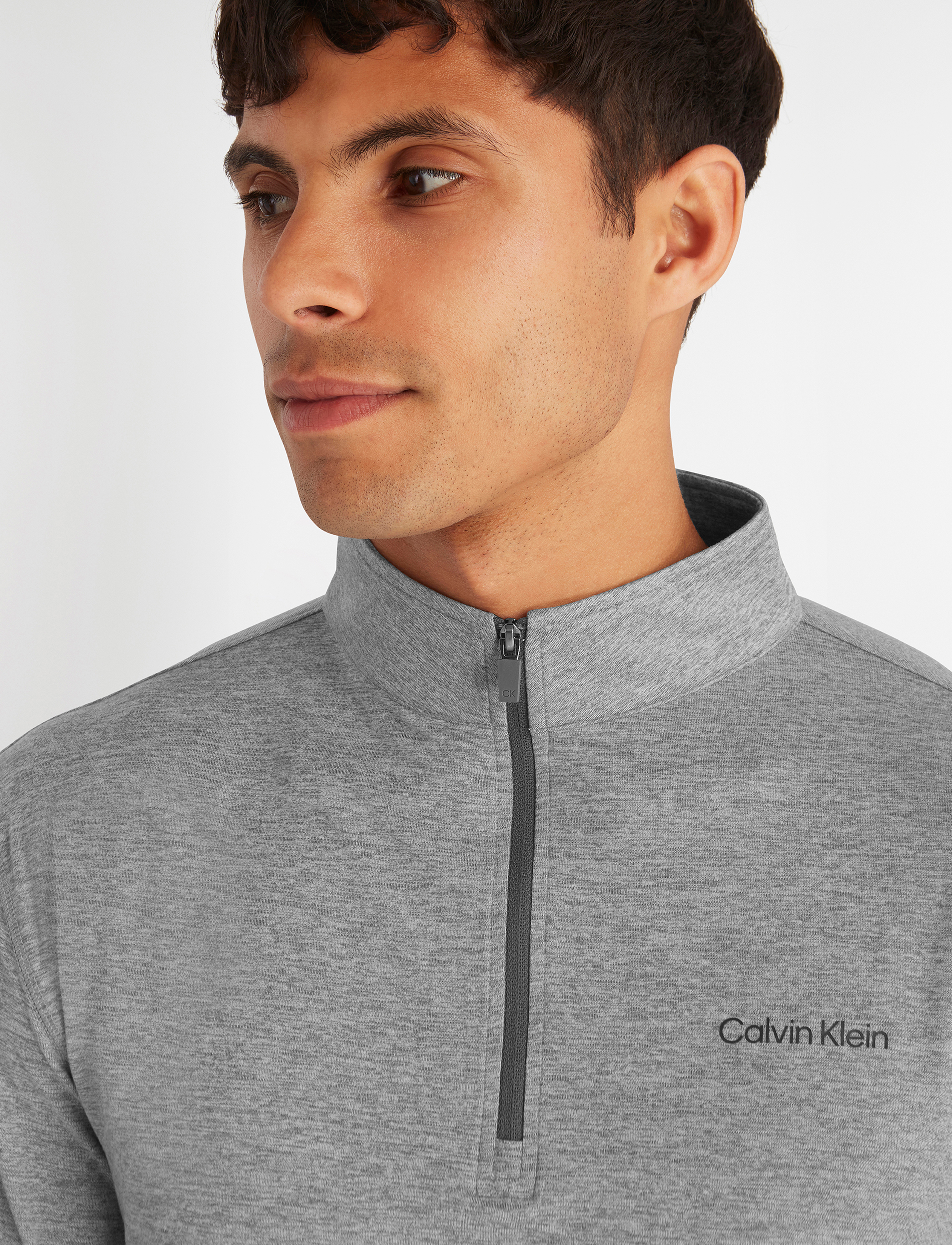 Calvin Klein Golf - NEWPORT HALF ZIP - fleeces & midlayers - silmarl - 4