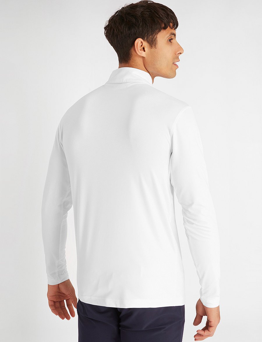 Calvin Klein Golf - NEWPORT HALF ZIP - fleece & midlayer - white - 5