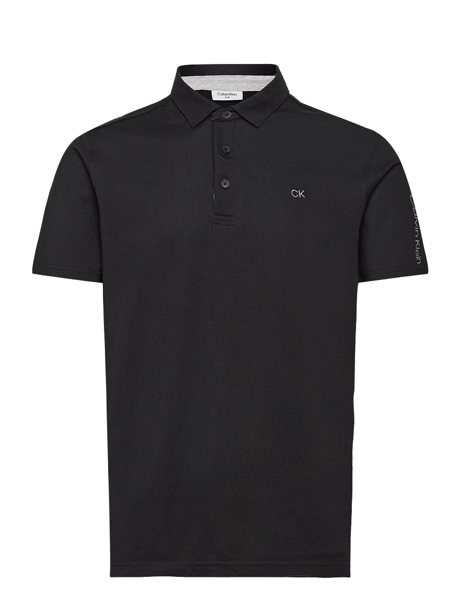 Calvin Klein Golf - UNI POLO - alussärgid ja t-särgid - black - 1