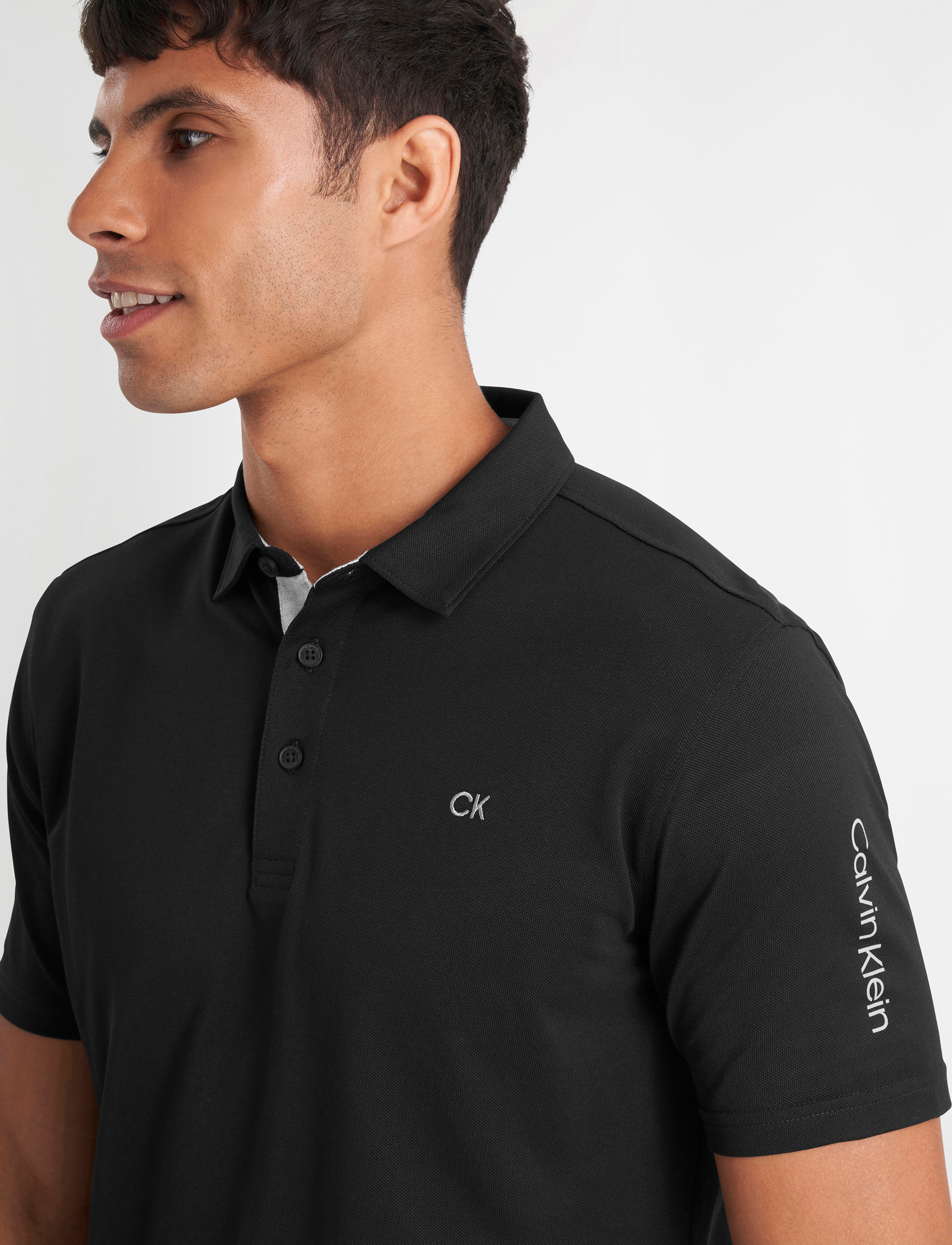 Calvin Klein Golf - UNI POLO - polos - black - 4