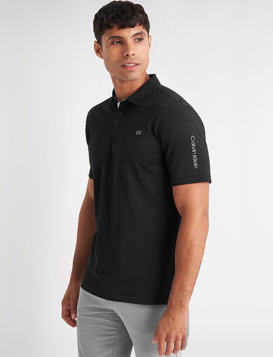 Calvin Klein Golf - UNI POLO - alussärgid ja t-särgid - black - 5