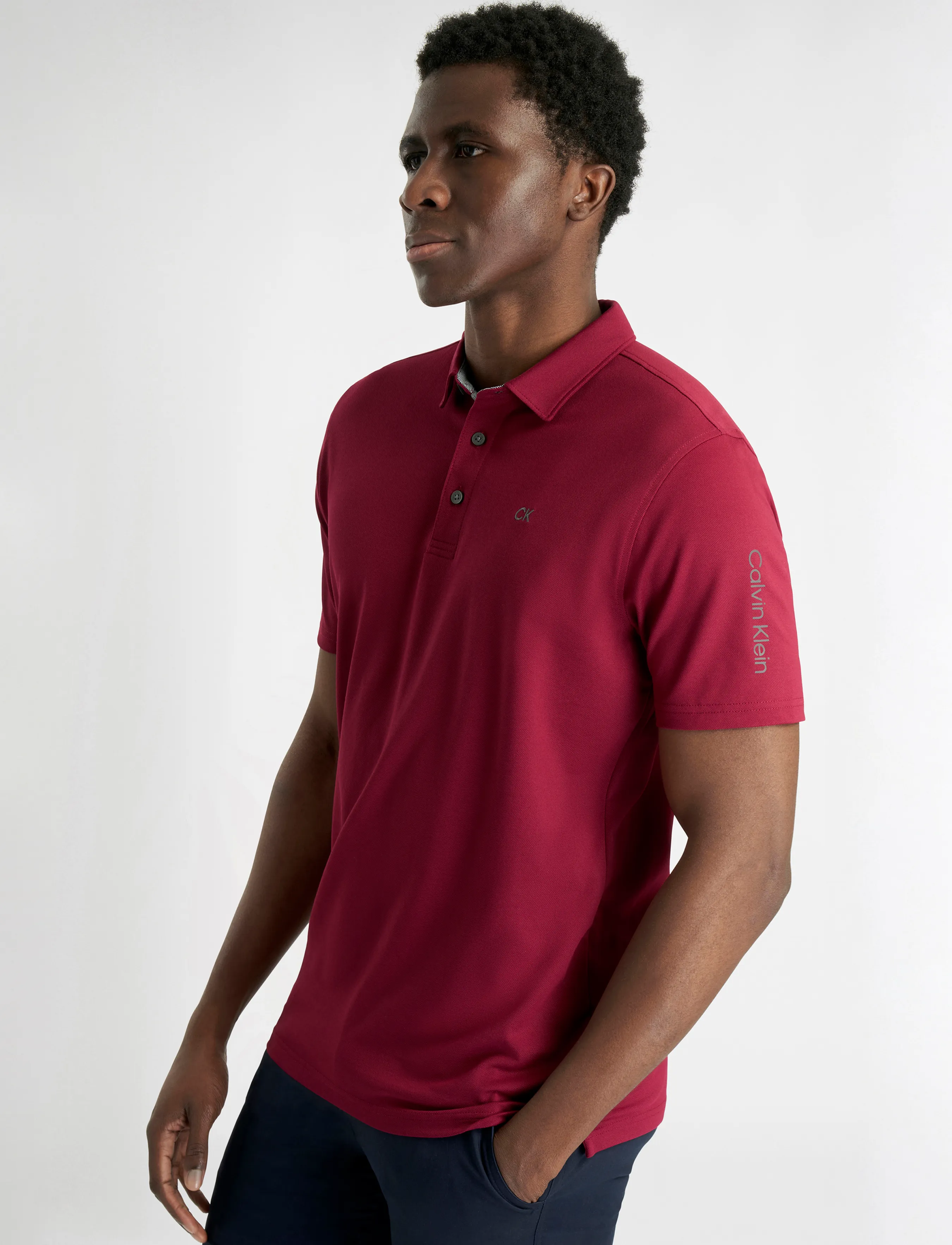 Calvin Klein Golf - UNI POLO - lühikeste varrukatega polod - burgundy - 5