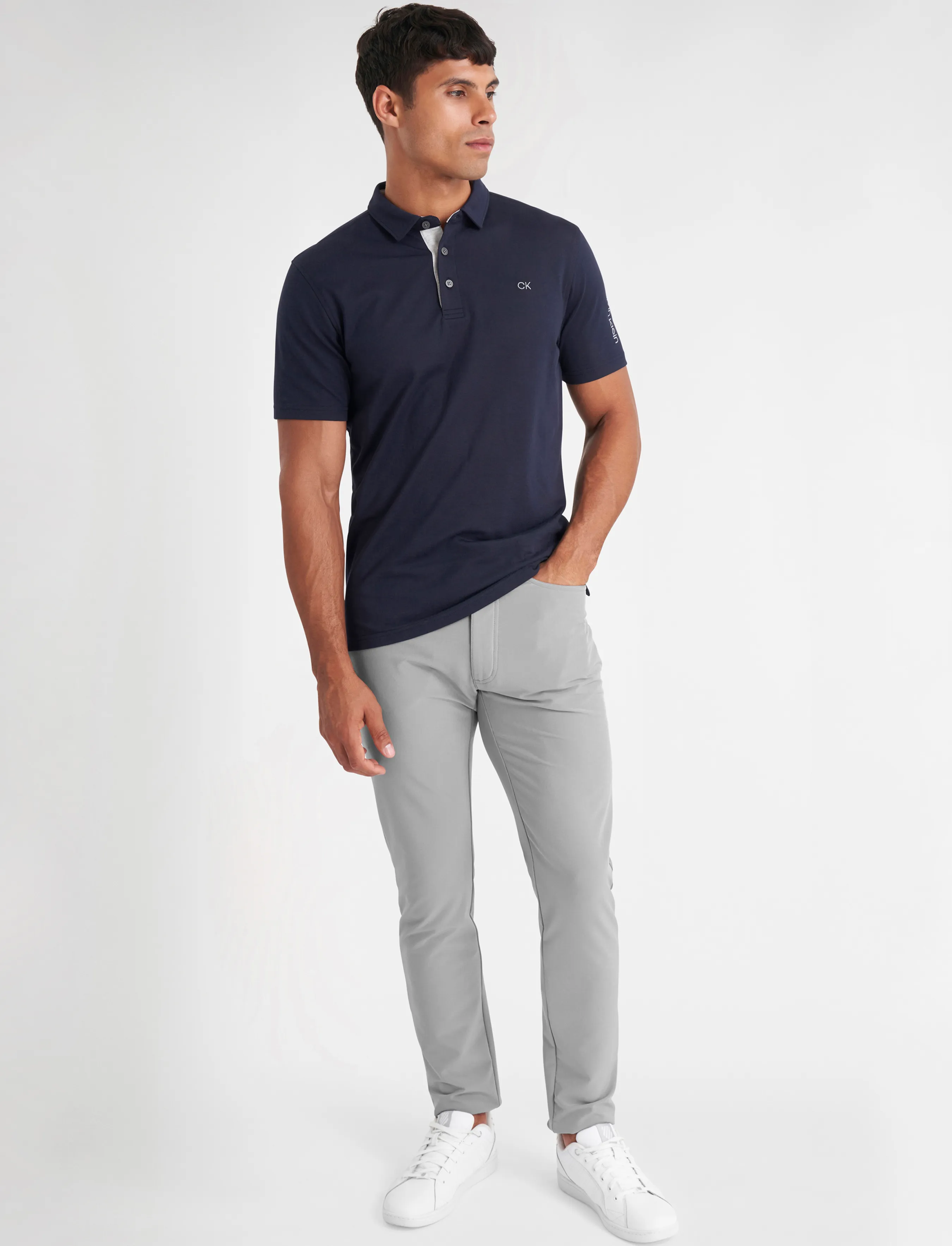 Calvin Klein Golf - UNI POLO - alussärgid ja t-särgid - navy - 4