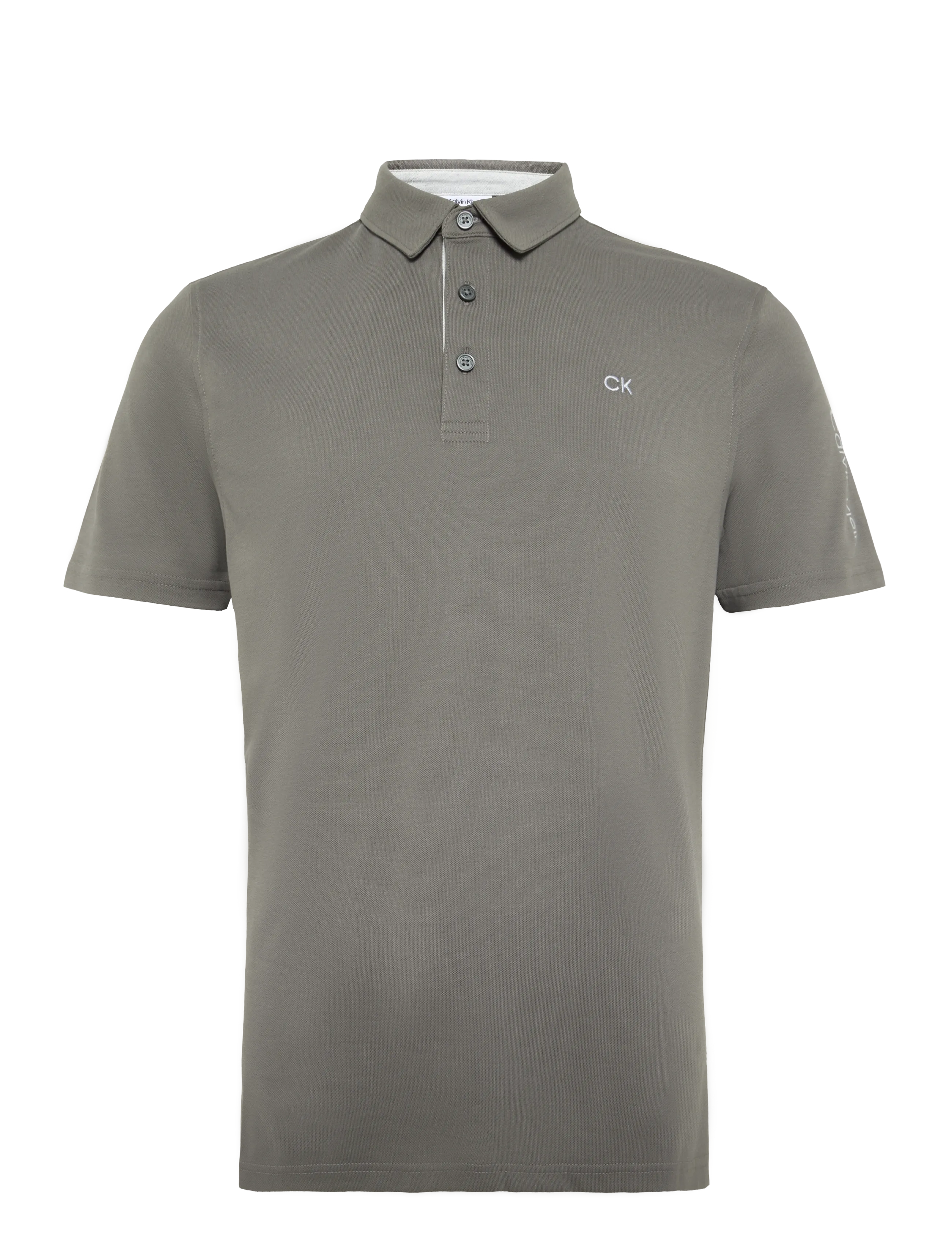 CALVIN KLEIN GOLF Uni Polo Grau - L - Herren