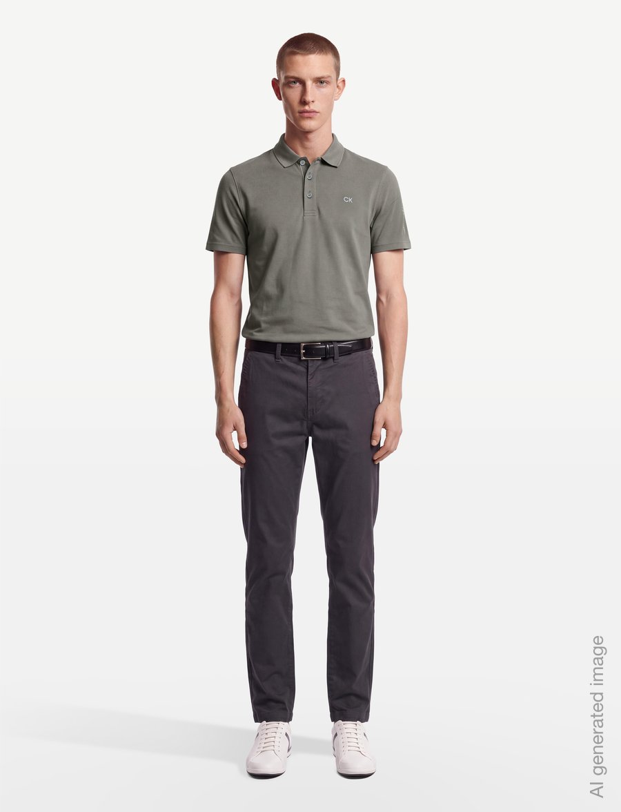 Calvin Klein Golf - UNI POLO - polos - slate - 0