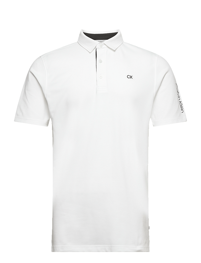 Calvin Klein Golf - UNI POLO - toppar & t-shirts - white - 1