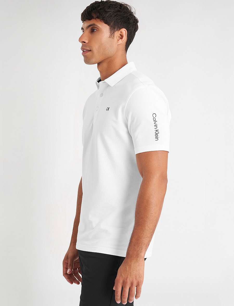 Calvin Klein Golf - UNI POLO - alussärgid ja t-särgid - white - 5