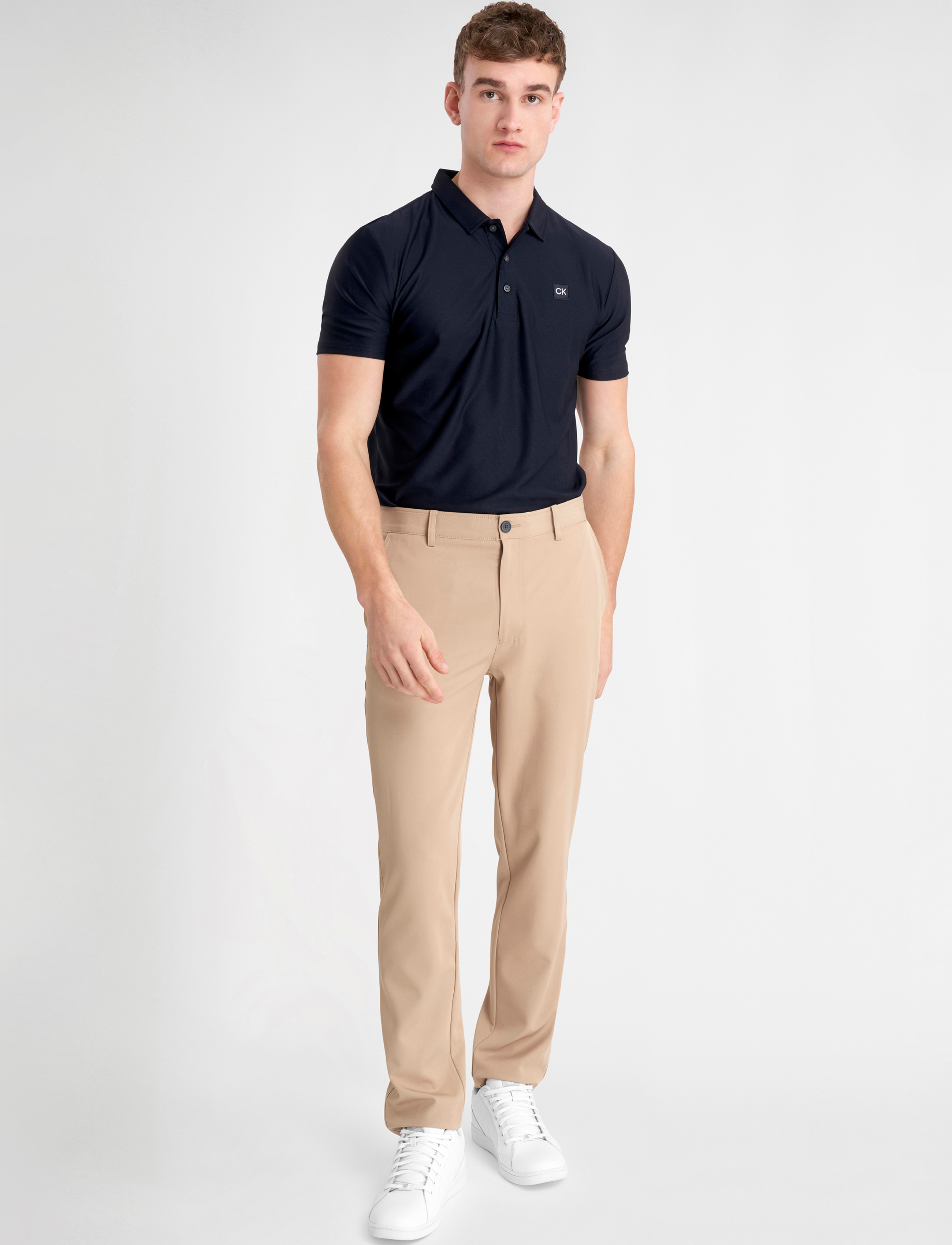 Calvin Klein Golf - CLASSIC POLO WITH WOVEN BADGE - navy - 3
