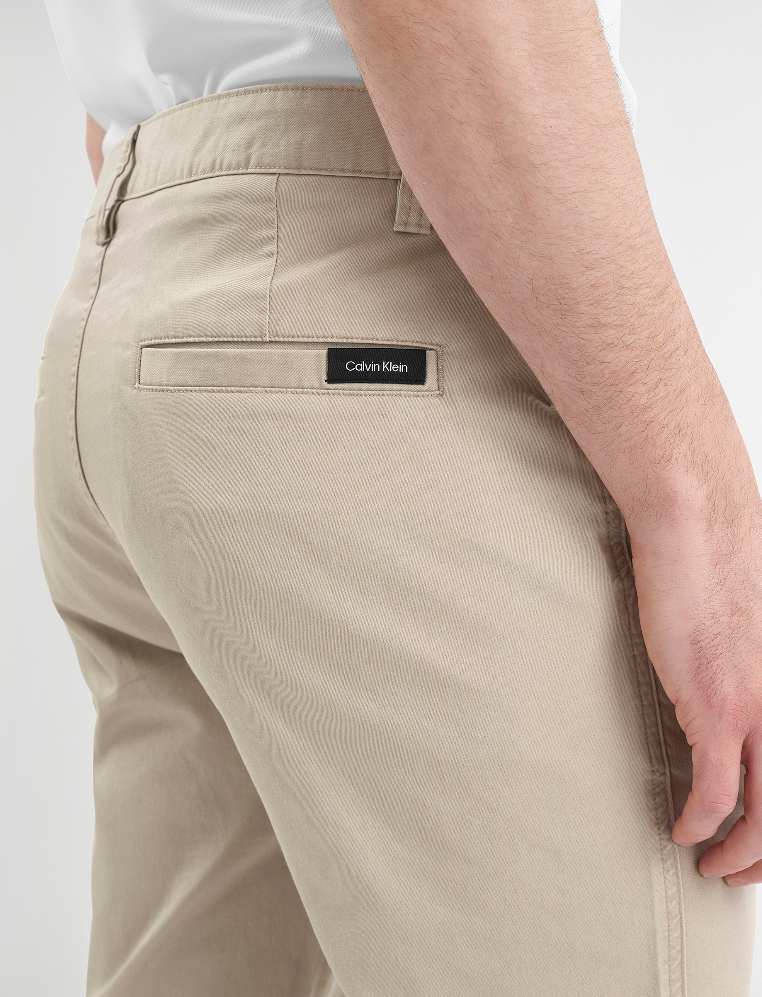 Calvin Klein Golf - WEEKEND CHINO TROUSER - golfbukser - stone - 4