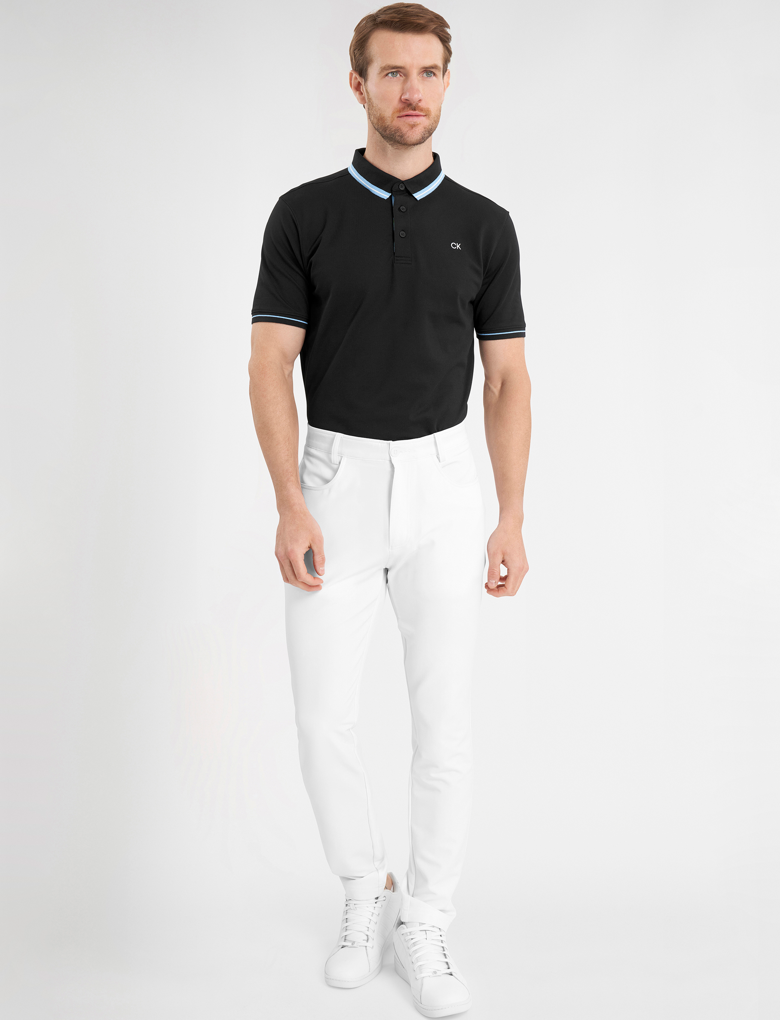 Calvin Klein Golf - LINKS POLO - black - 3