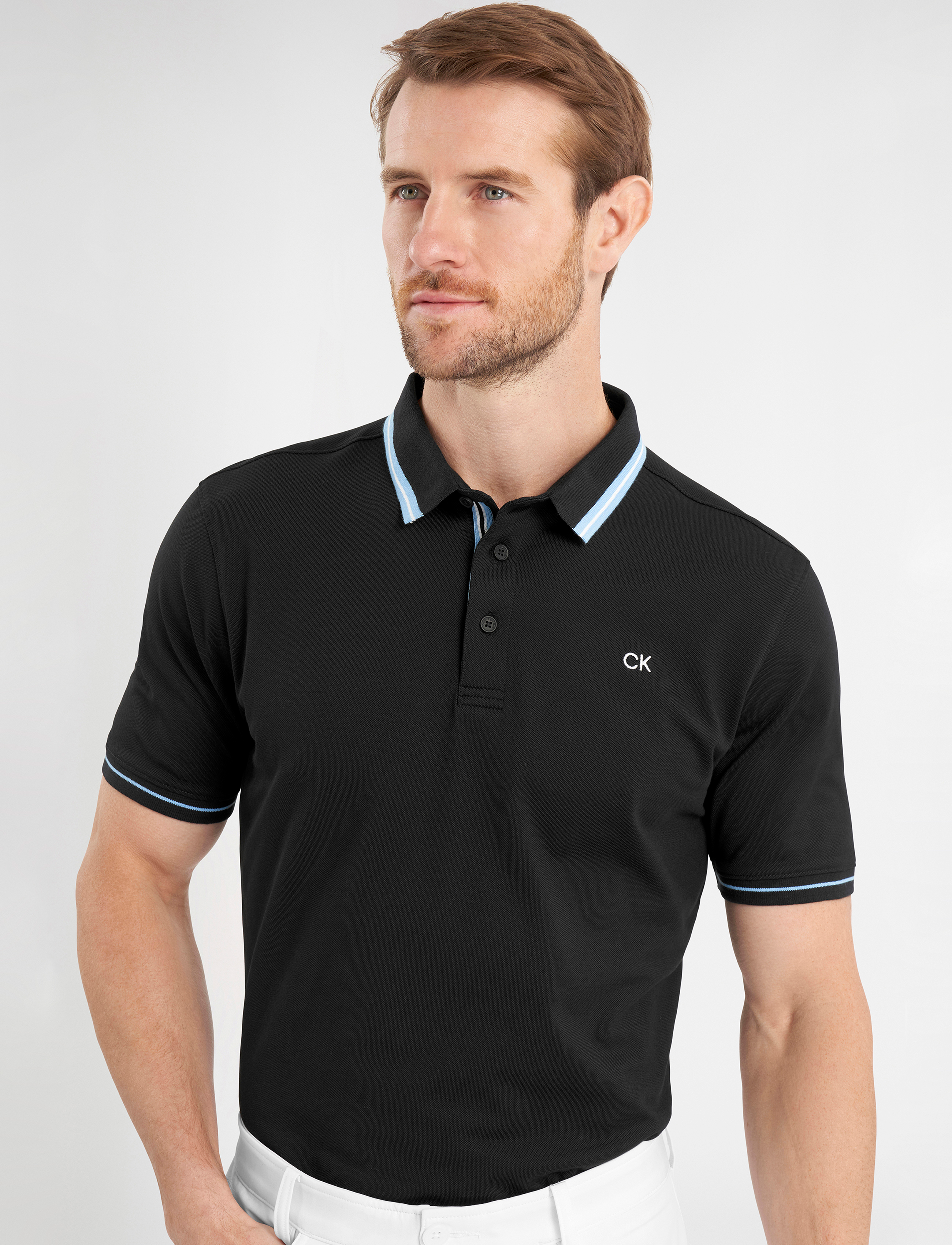Calvin Klein Golf - LINKS POLO - black - 5