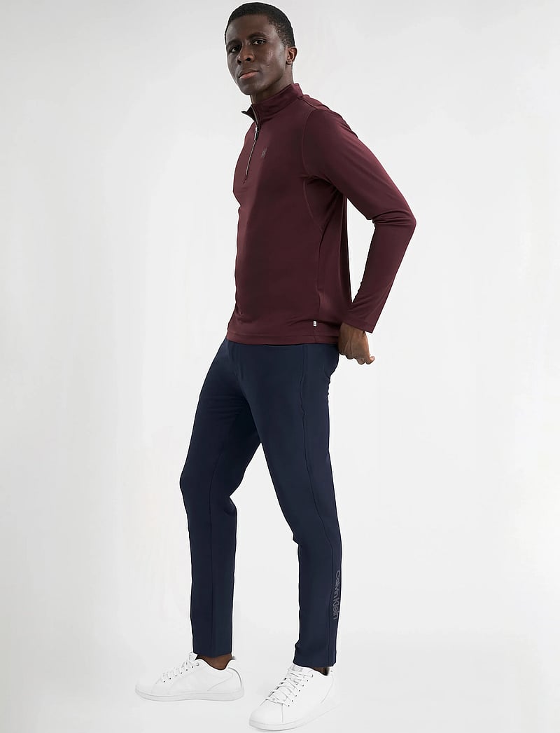 Calvin Klein Golf - ADVANCE 1/4 ZIP LAYERING - funktionsunterwäsche - oberteile - burgundy - 3