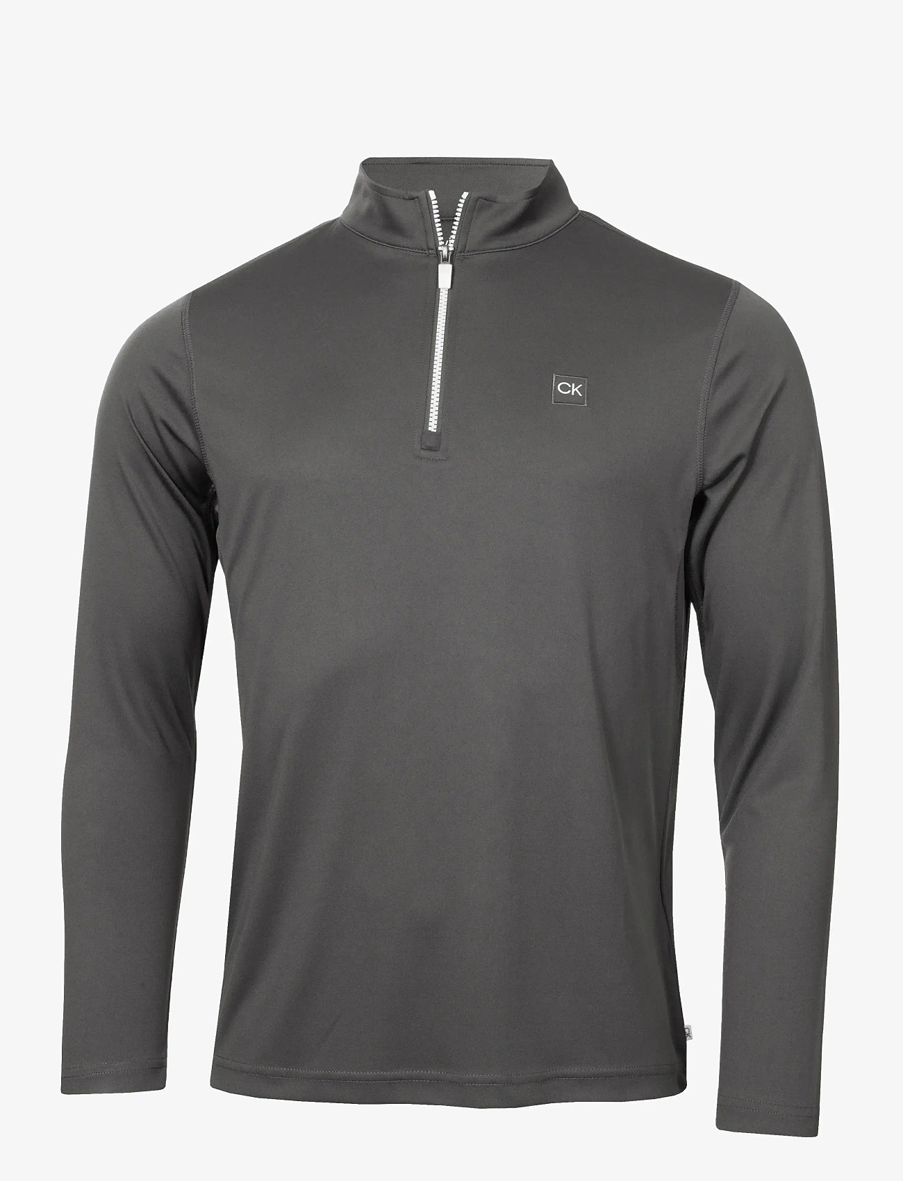 Calvin Klein Golf - ADVANCE 1/4 ZIP LAYERING - baselayer overdele - charcoal - 1