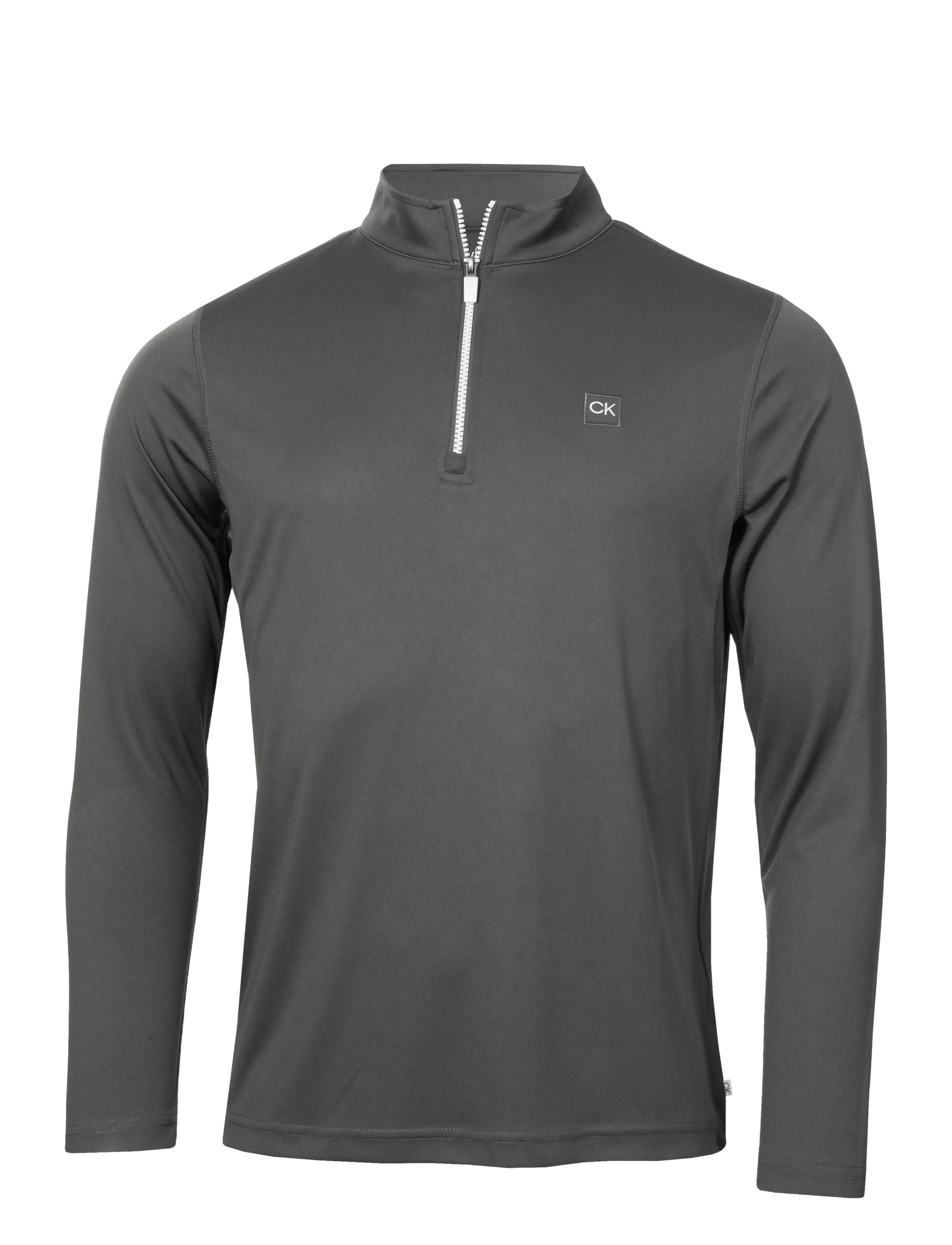 Calvin Klein Golf ADVANCE 1/4 ZIP LAYERING - Base layers - CHARCOAL / grey