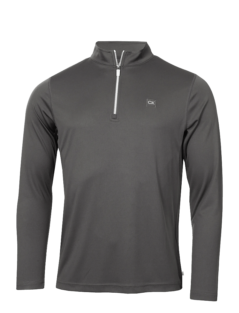 Calvin Klein Golf - ADVANCE 1/4 ZIP LAYERING - funktionsunterwäsche - oberteile - charcoal - 1