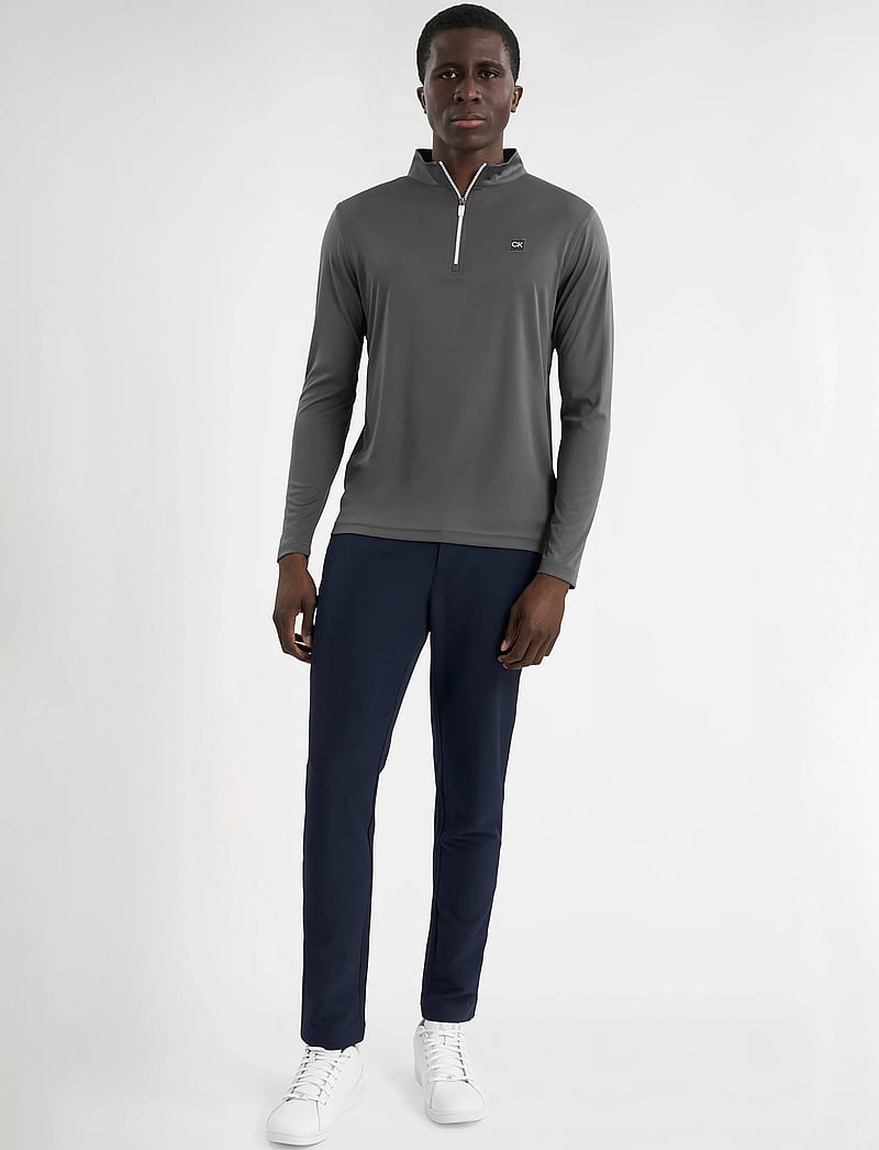 Calvin Klein Golf - ADVANCE 1/4 ZIP LAYERING - funktionsunterwäsche - oberteile - charcoal - 3