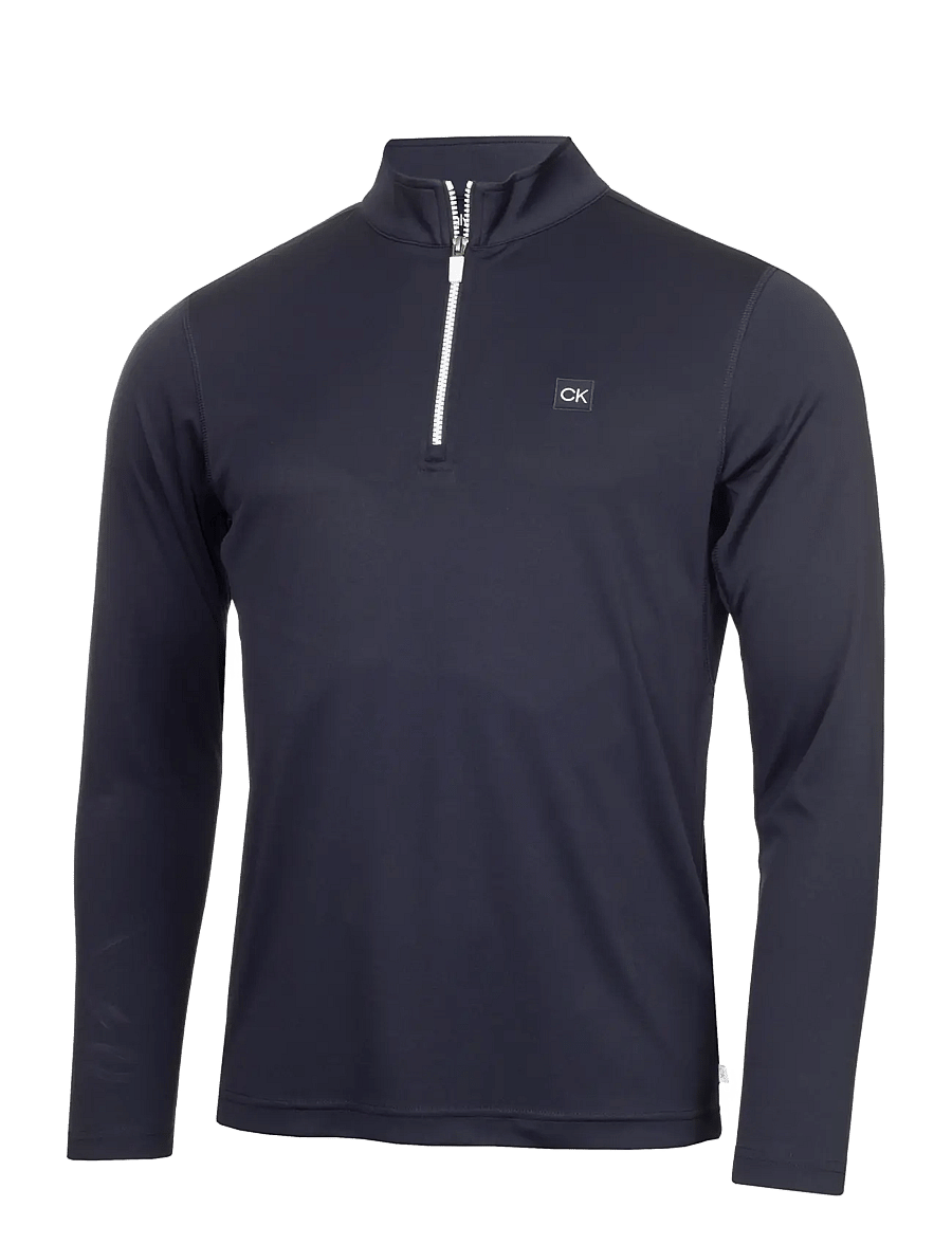 Calvin Klein Golf - ADVANCE 1/4 ZIP LAYERING - funktionsunterwäsche - oberteile - navy - 1