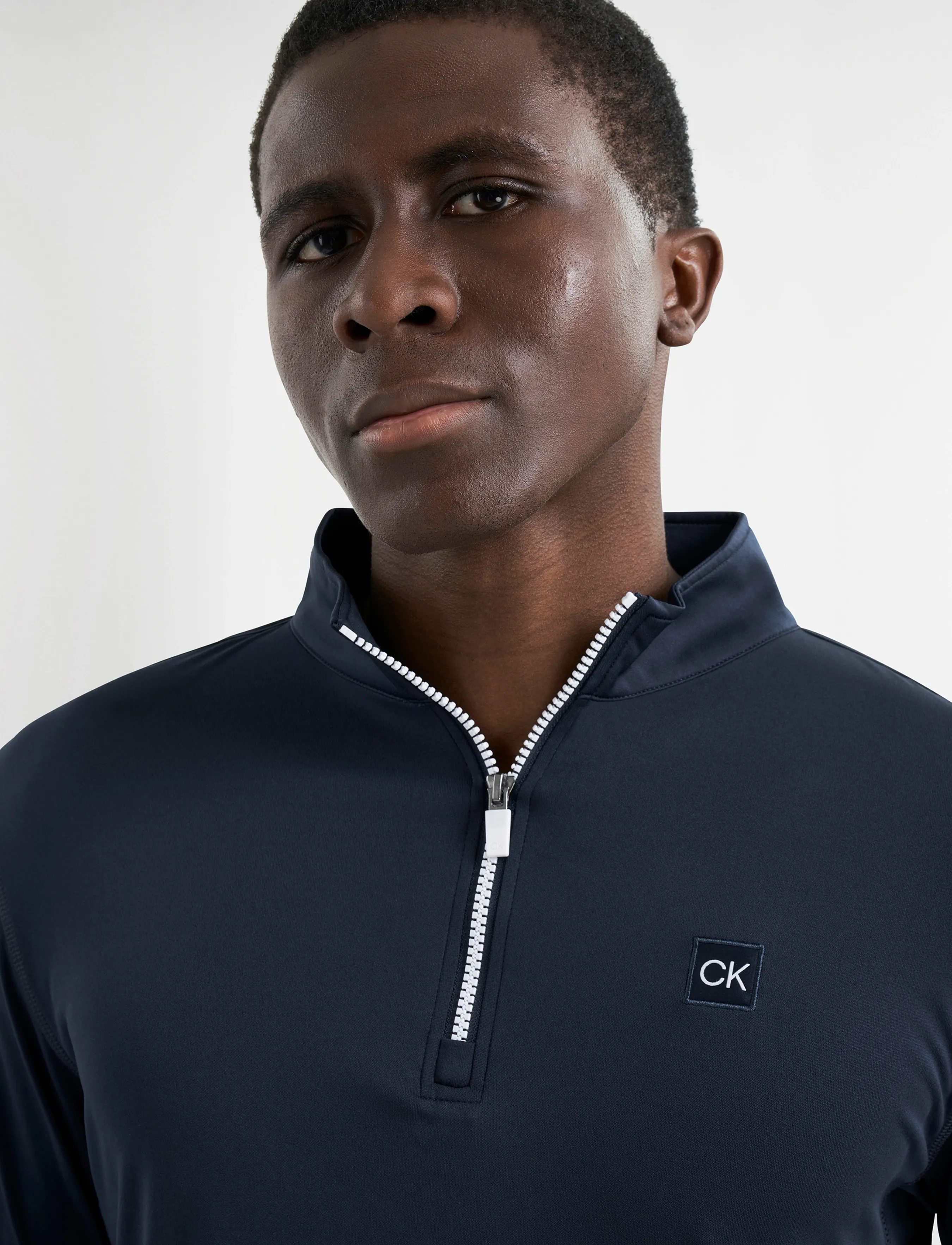 Calvin Klein Golf - ADVANCE 1/4 ZIP LAYERING - base layer tops - navy - 4