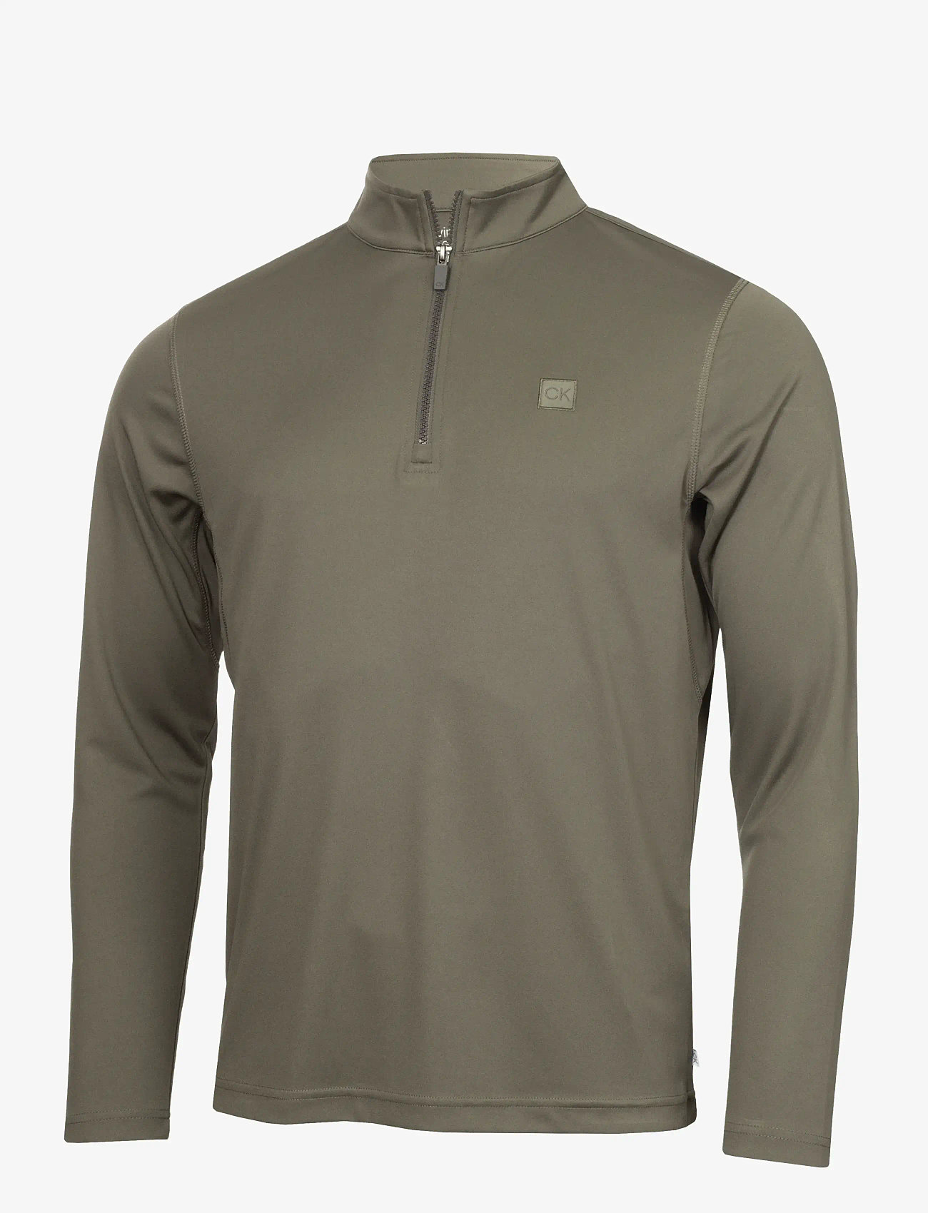 Calvin Klein Golf - ADVANCE 1/4 ZIP LAYERING - baselayer overdele - olive - 1
