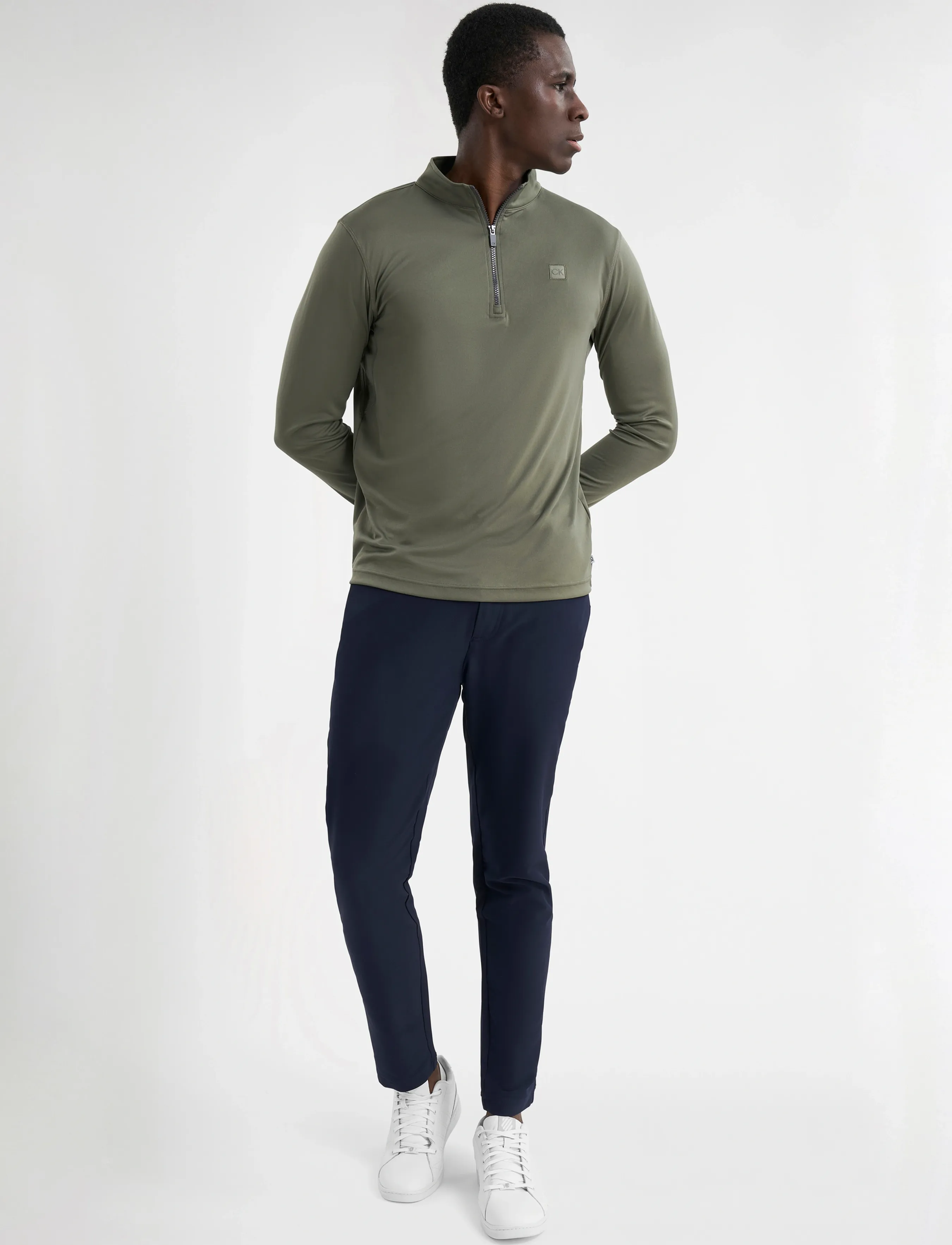 Calvin Klein Golf - ADVANCE 1/4 ZIP LAYERING - thermo ondershirts - olive - 3
