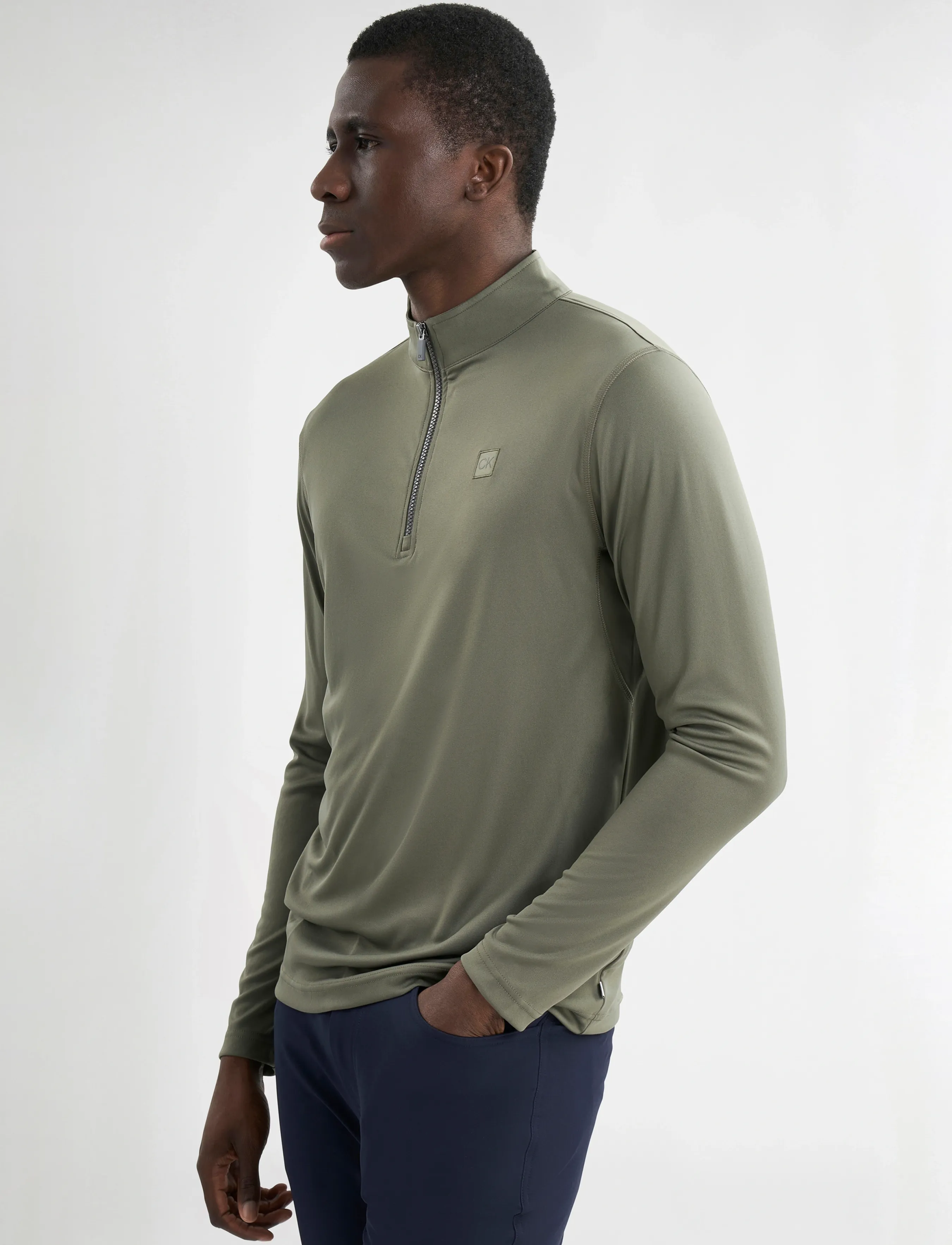 Calvin Klein Golf - ADVANCE 1/4 ZIP LAYERING - thermo ondershirts - olive - 5
