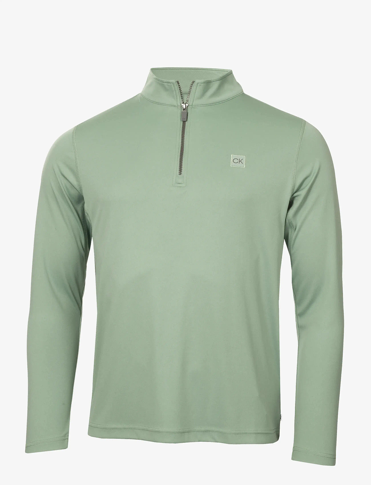 Calvin Klein Golf - ADVANCE 1/4 ZIP LAYERING - funktionsunterwäsche - oberteile - sage - 1