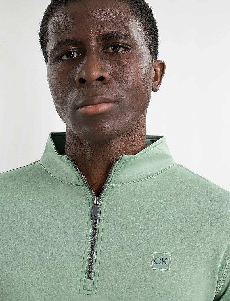 Calvin Klein Golf - ADVANCE 1/4 ZIP LAYERING - funktionsunterwäsche - oberteile - sage - 4