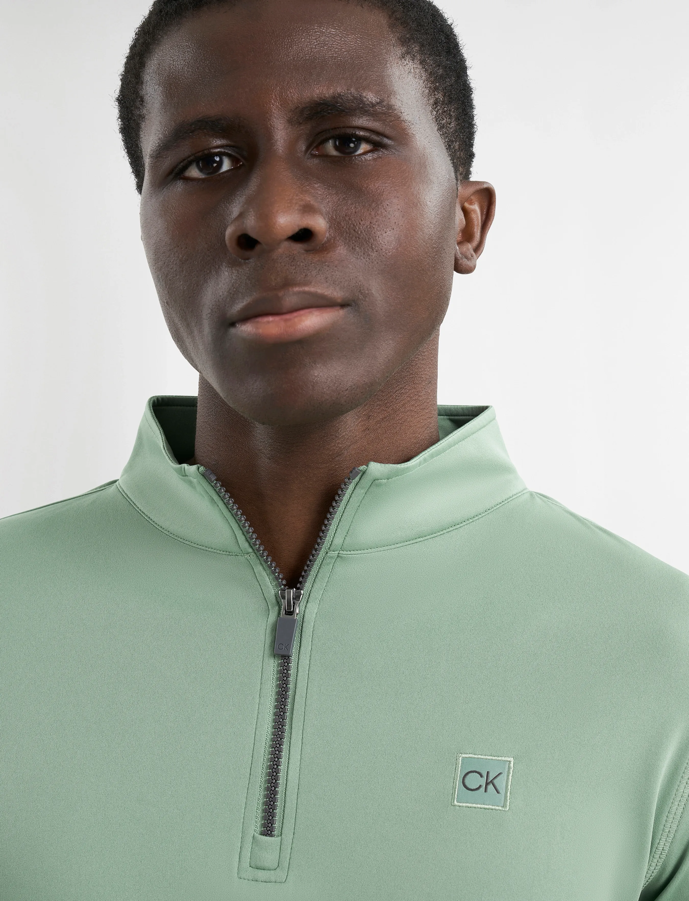 Calvin Klein Golf - ADVANCE 1/4 ZIP LAYERING - aluskihina kantavad alussärgid - sage - 4