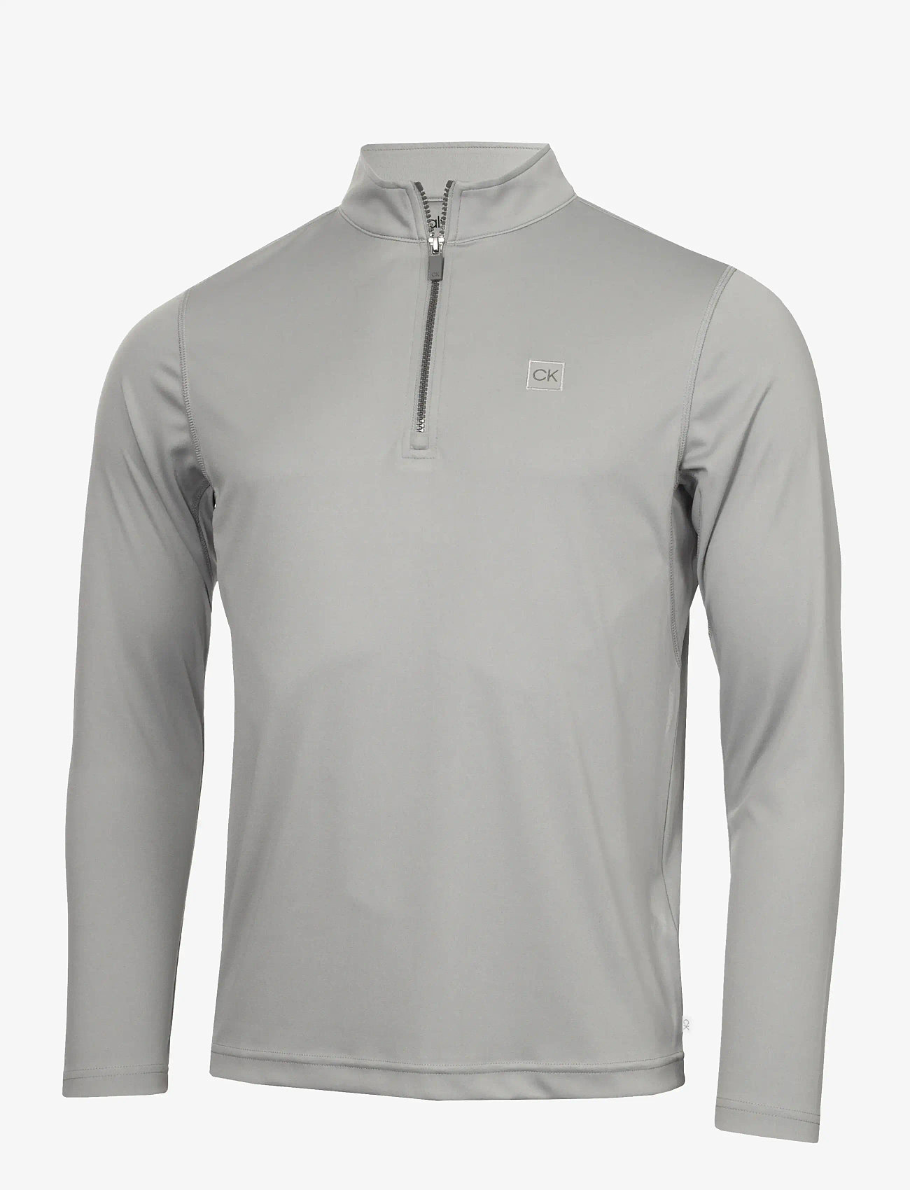 Calvin Klein Golf - ADVANCE 1/4 ZIP LAYERING - underställströjor - silver - 1