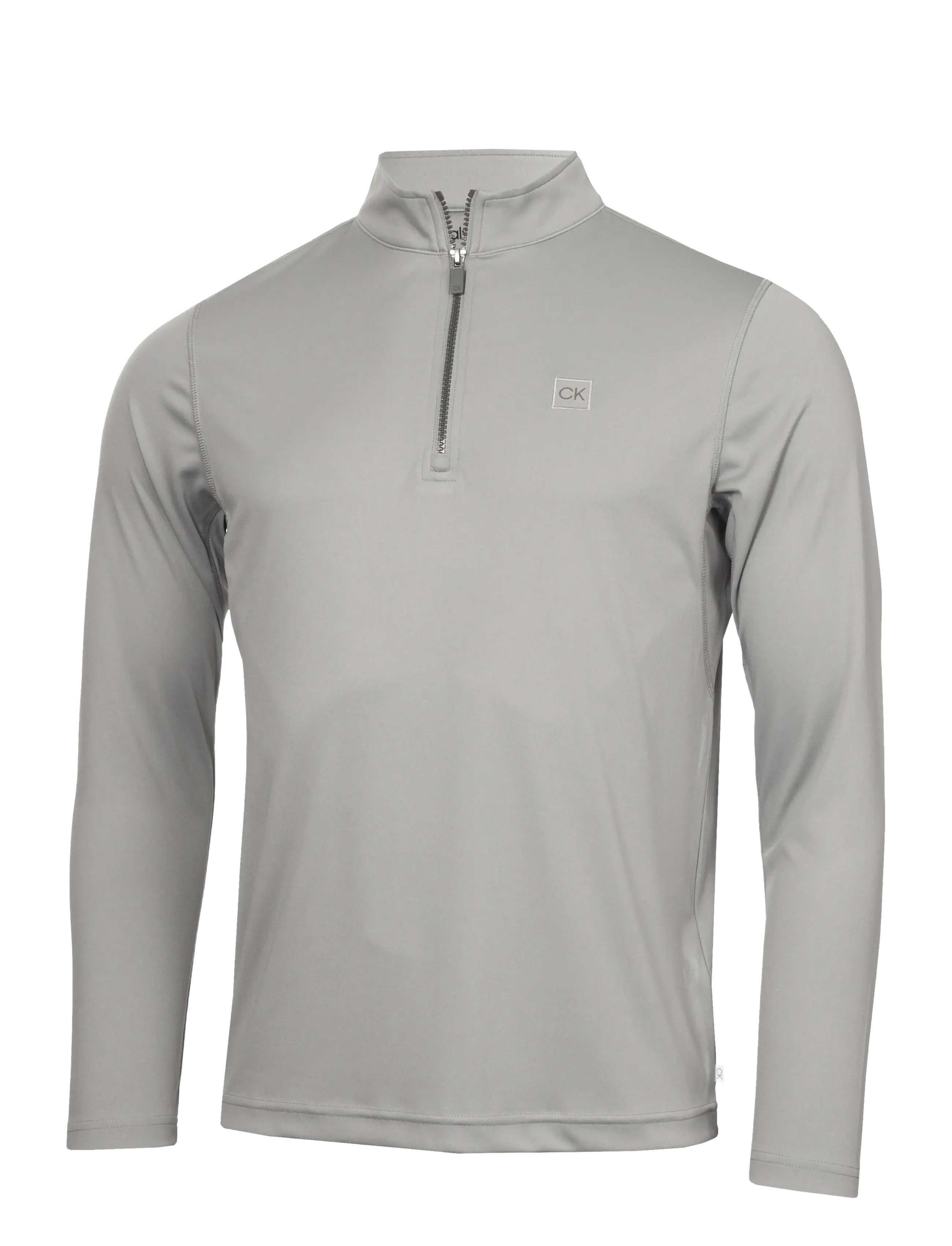 Calvin Klein Golf ADVANCE 1/4 ZIP LAYERING - Tarjoukset - SILVER / grey