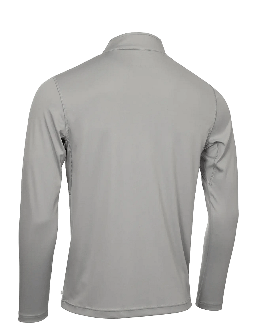 Calvin Klein Golf - ADVANCE 1/4 ZIP LAYERING - funktionsunterwäsche - oberteile - silver - 2