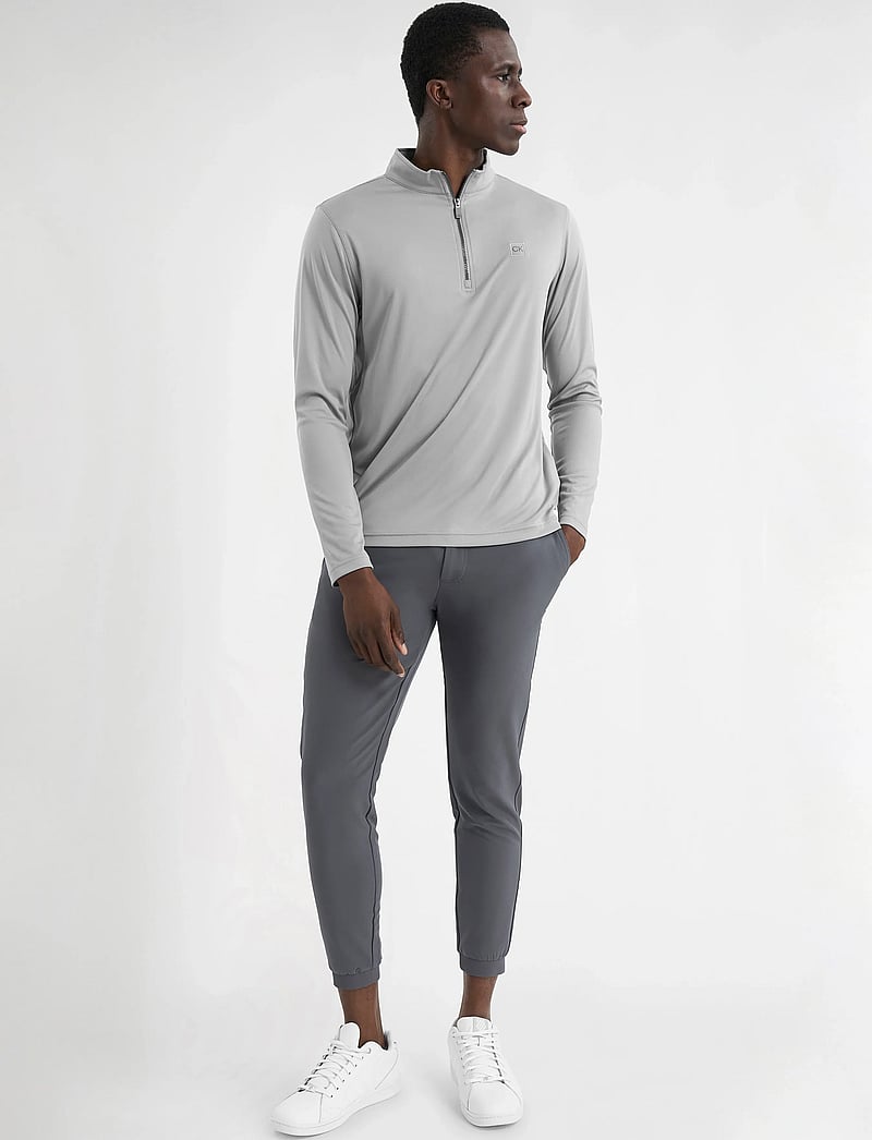 Calvin Klein Golf - ADVANCE 1/4 ZIP LAYERING - funktionsunterwäsche - oberteile - silver - 3