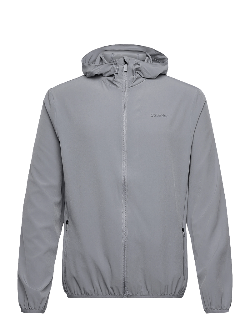 Calvin Klein Golf - LATITUDE HOODED FULL ZIP WINDBREAKER - golf-jacken - silver - 0